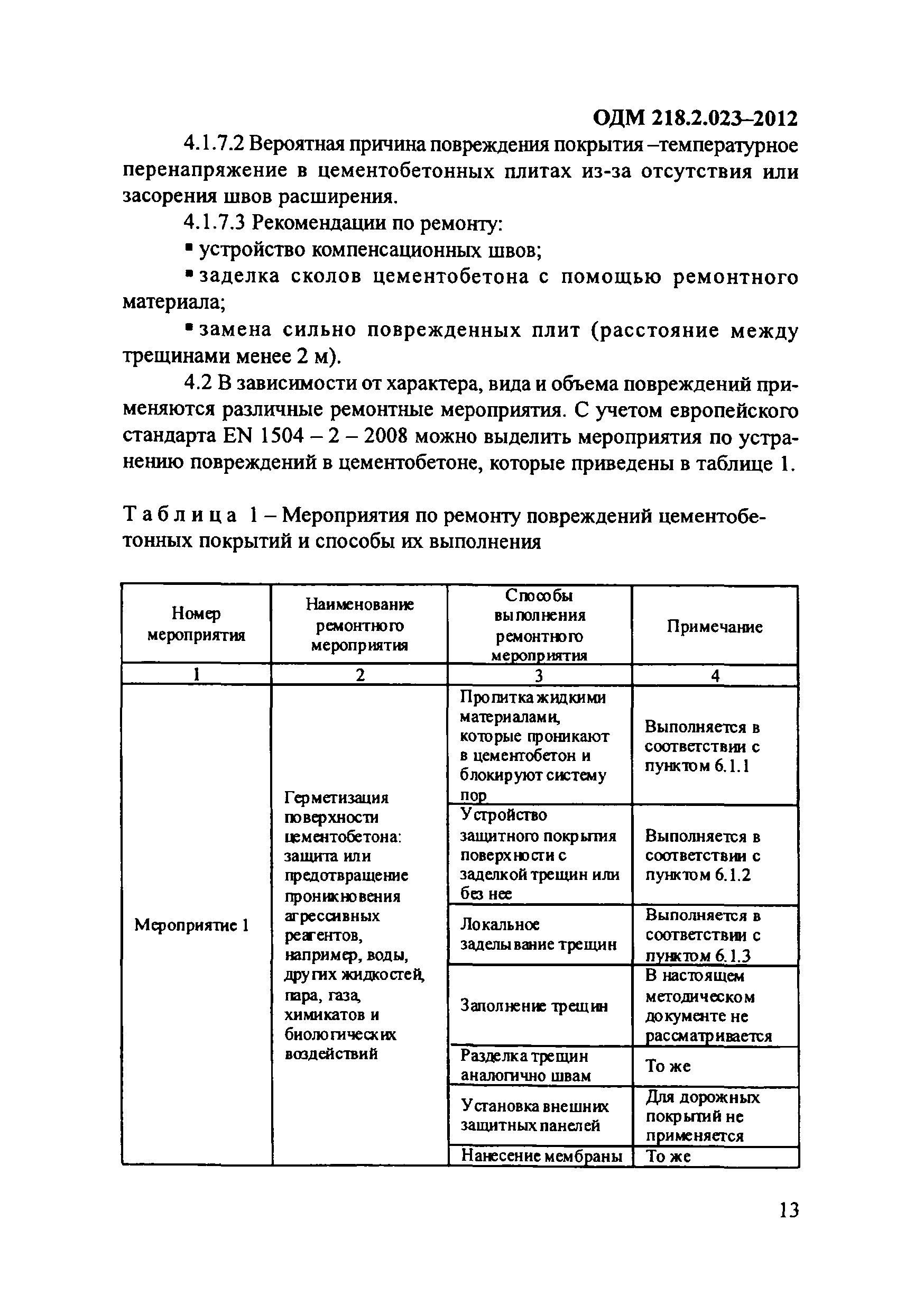 ОДМ 218.2.023-2012