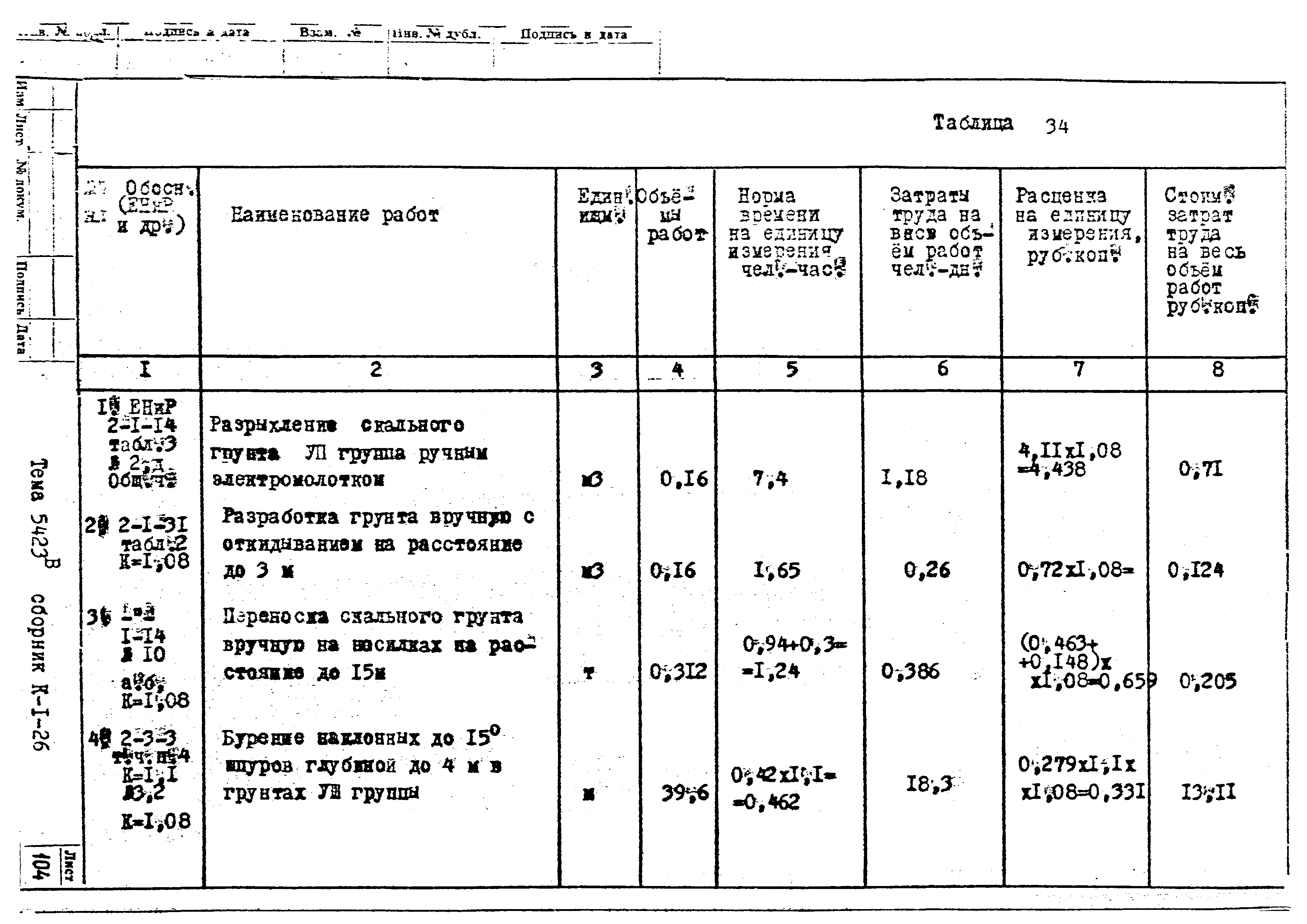 Технологическая карта К-1-26-6