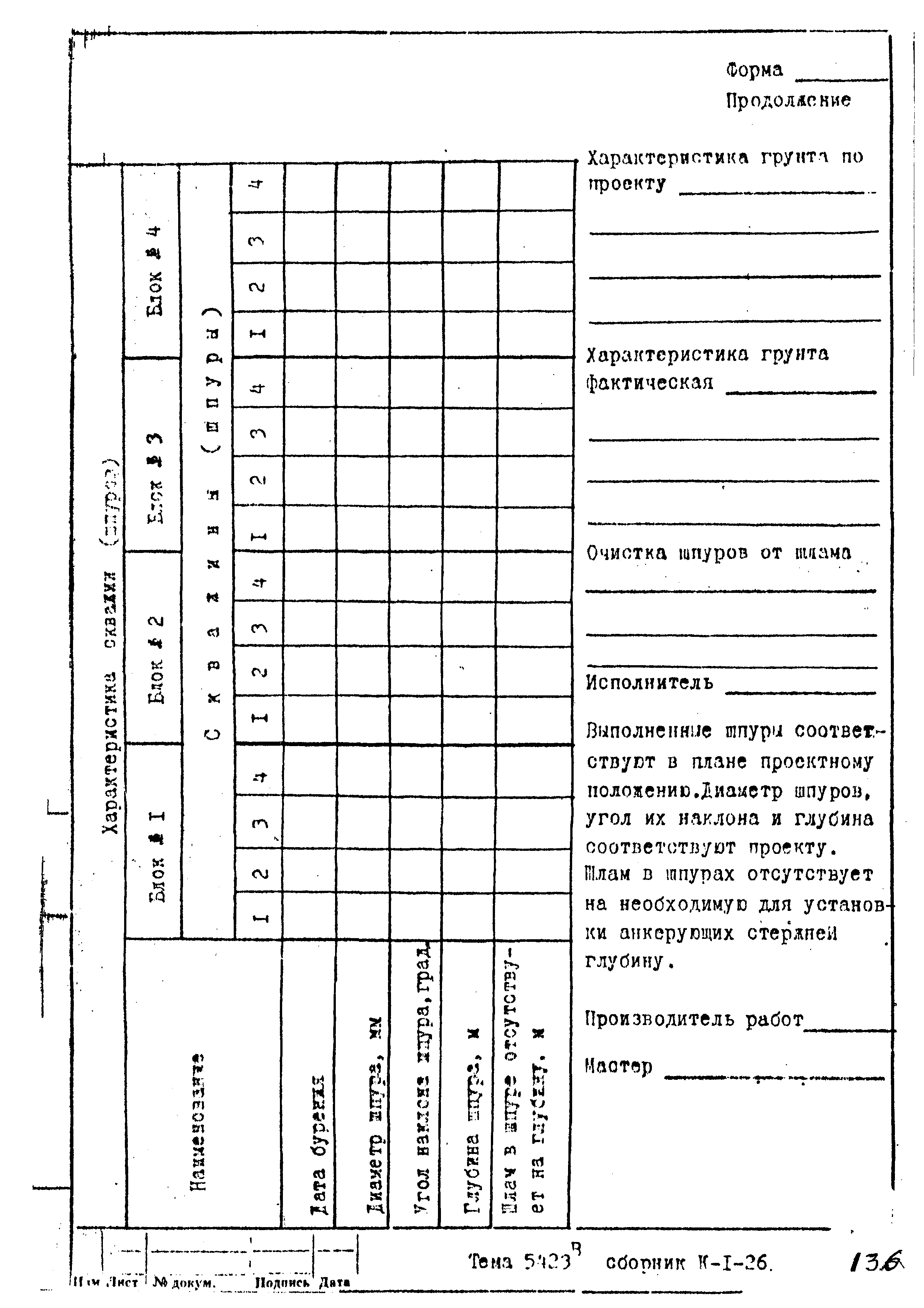 Технологическая карта К-1-26-6