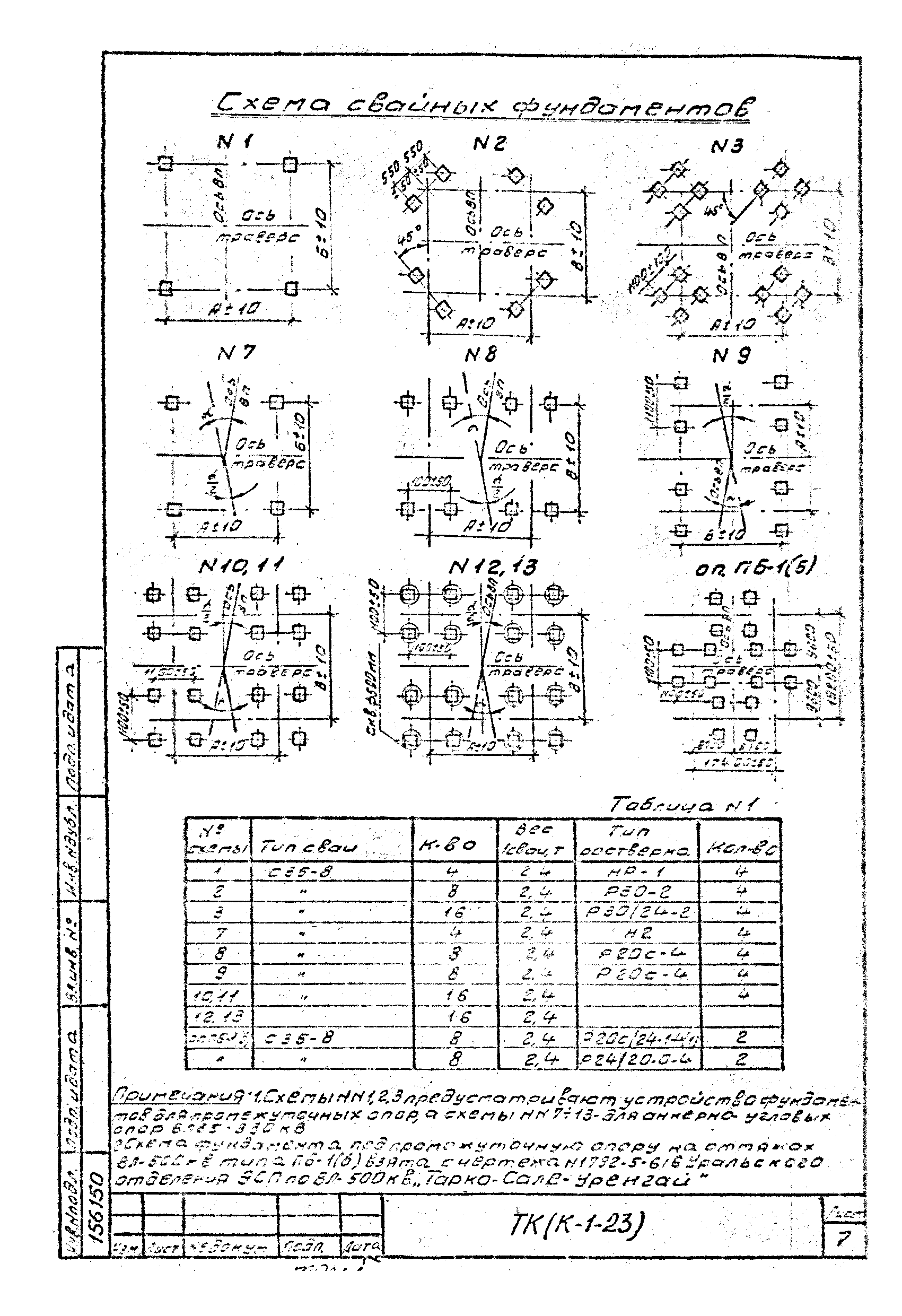 Технологическая карта К-1-23-7