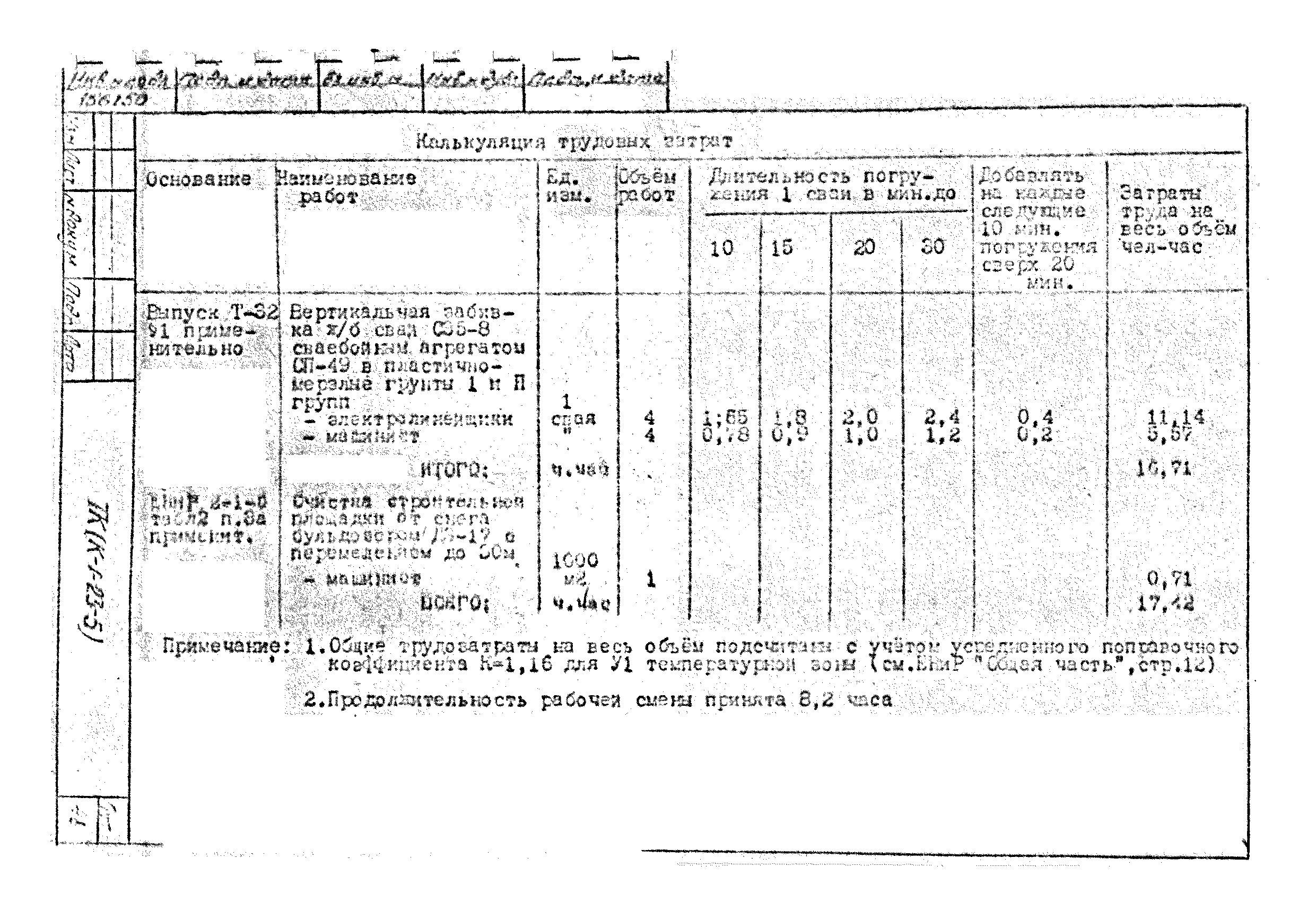 Технологическая карта К-1-23-5