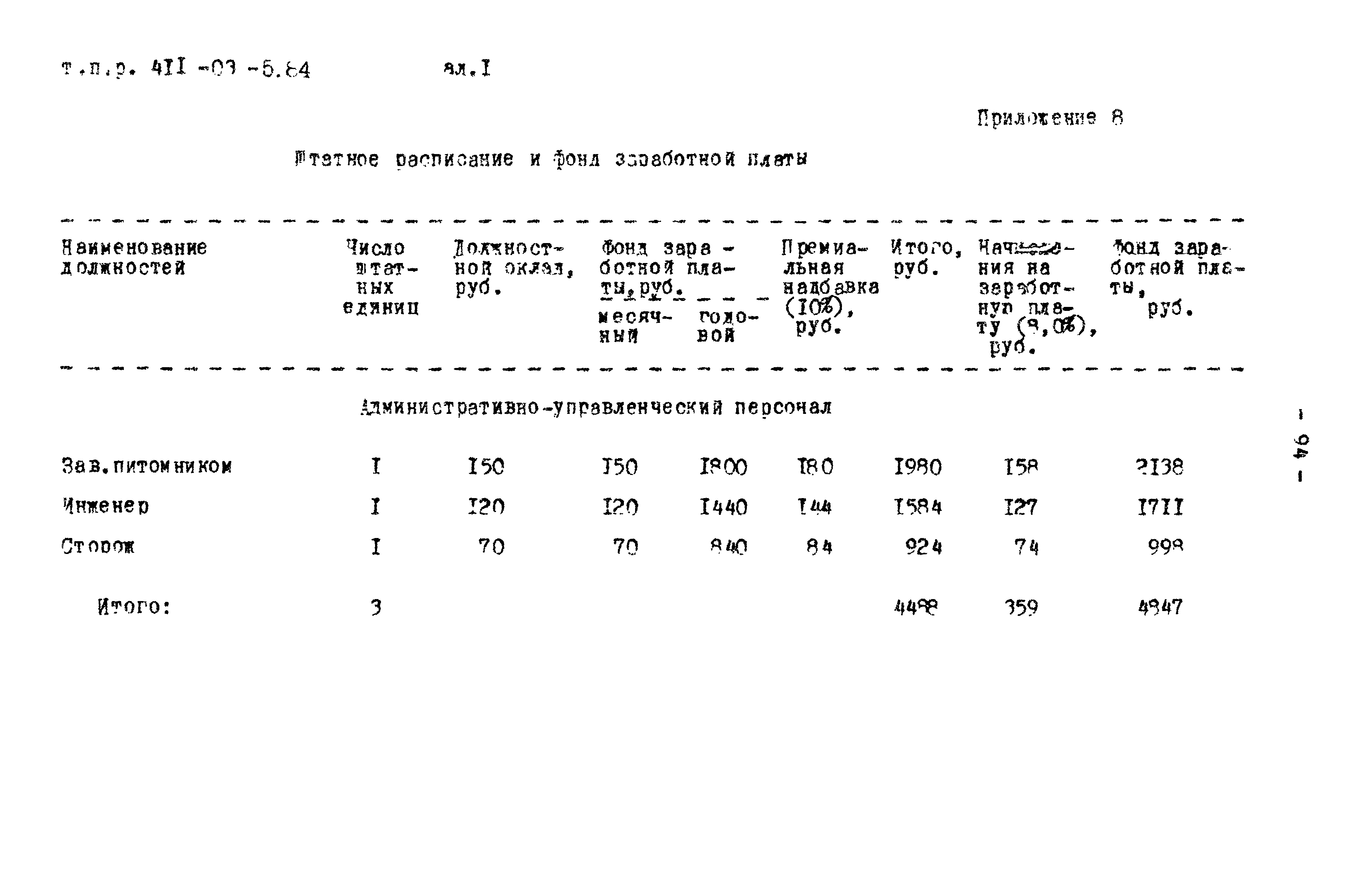 Типовые проектные решения 411-03-5.84