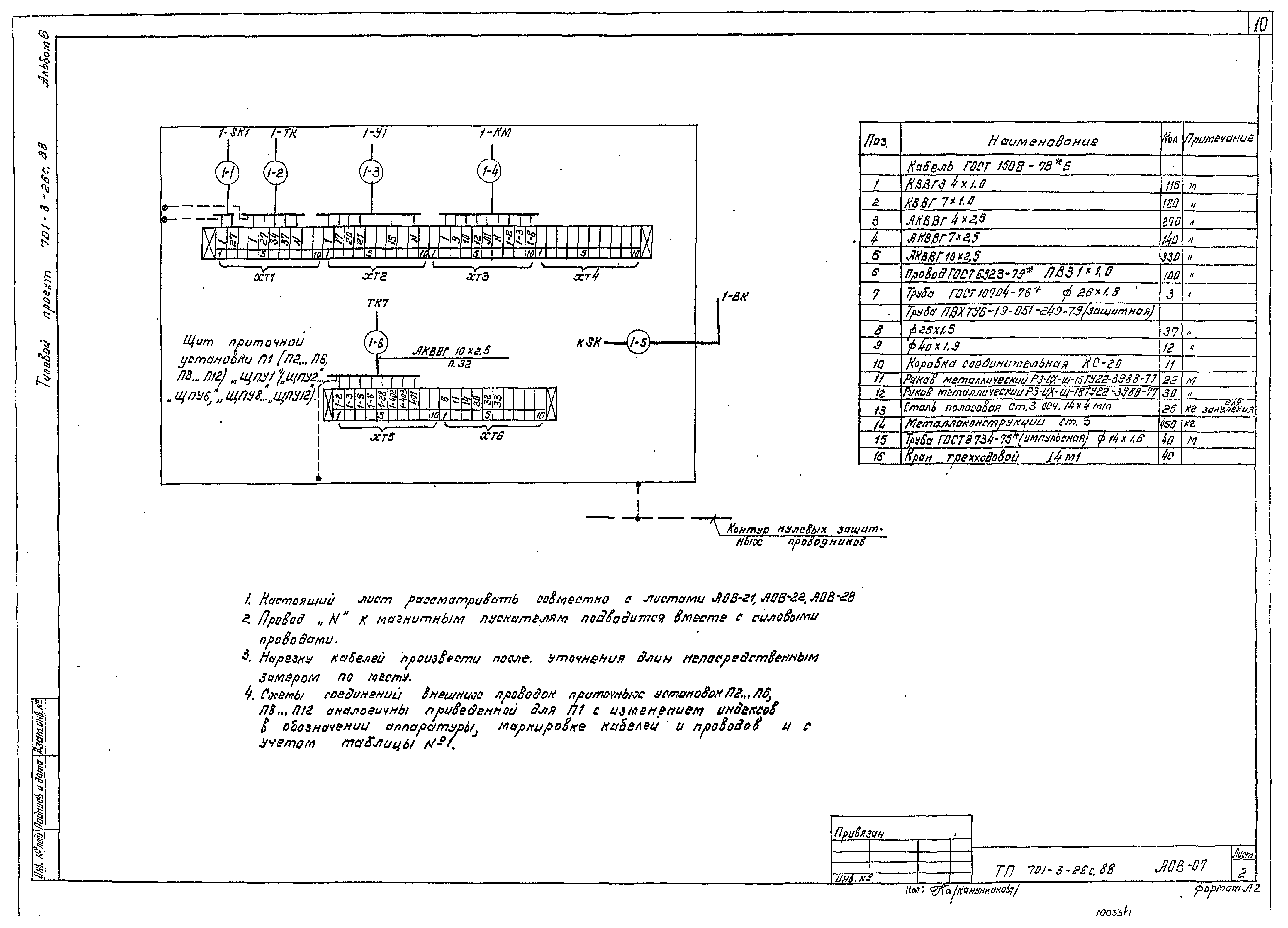 Типовой проект 701-3-26с.88