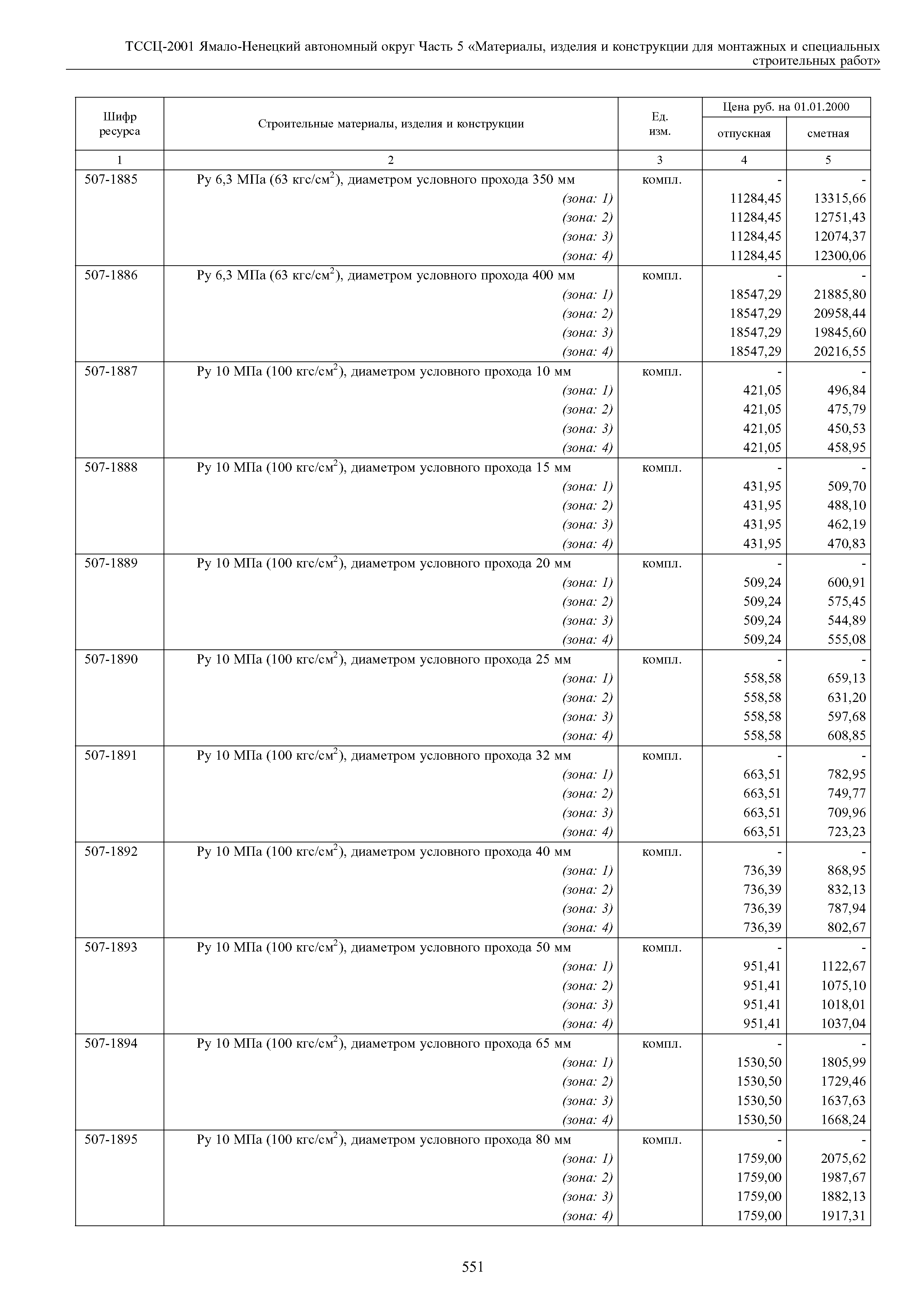 ТССЦ Ямало-Ненецкий автономный округ 05-2001