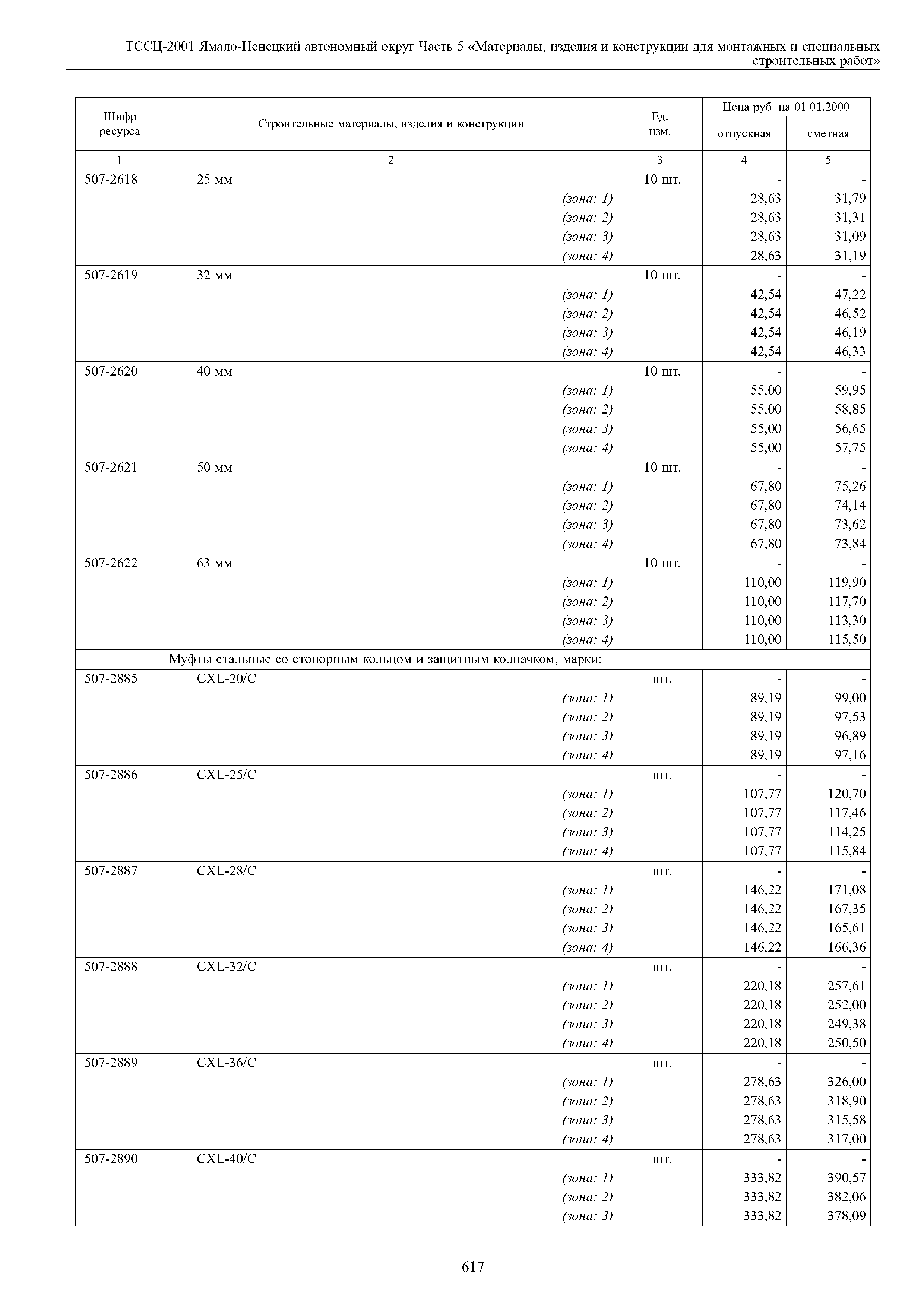 ТССЦ Ямало-Ненецкий автономный округ 05-2001