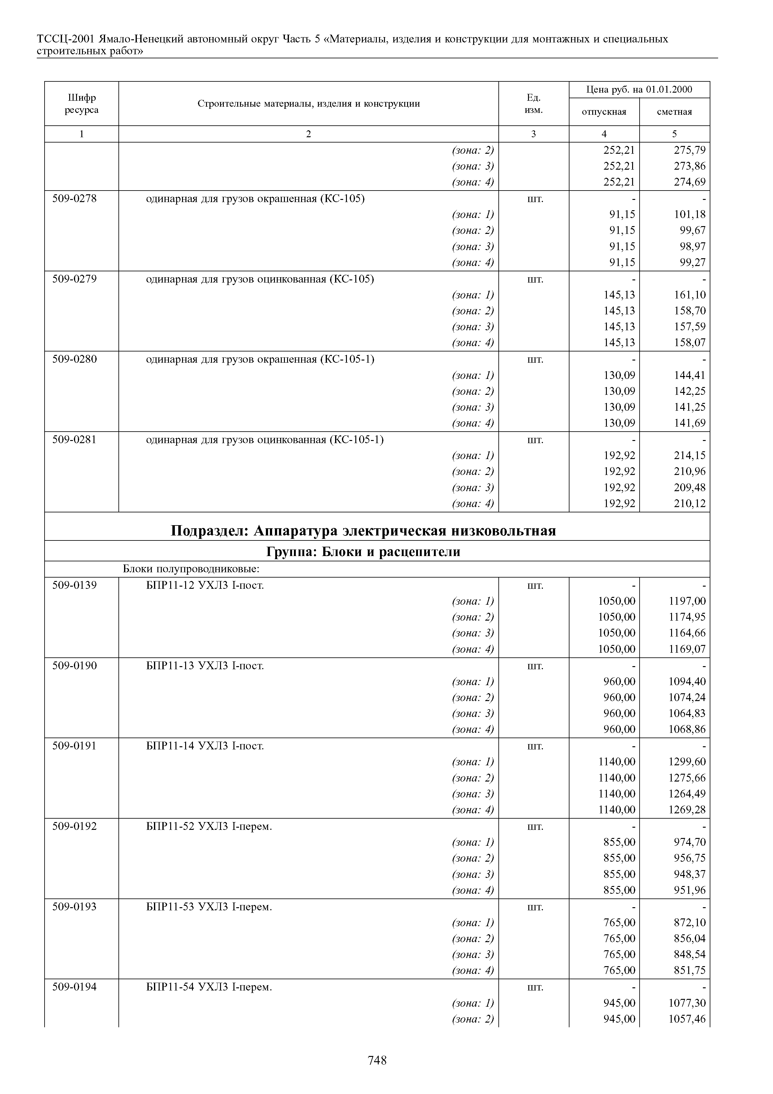 ТССЦ Ямало-Ненецкий автономный округ 05-2001