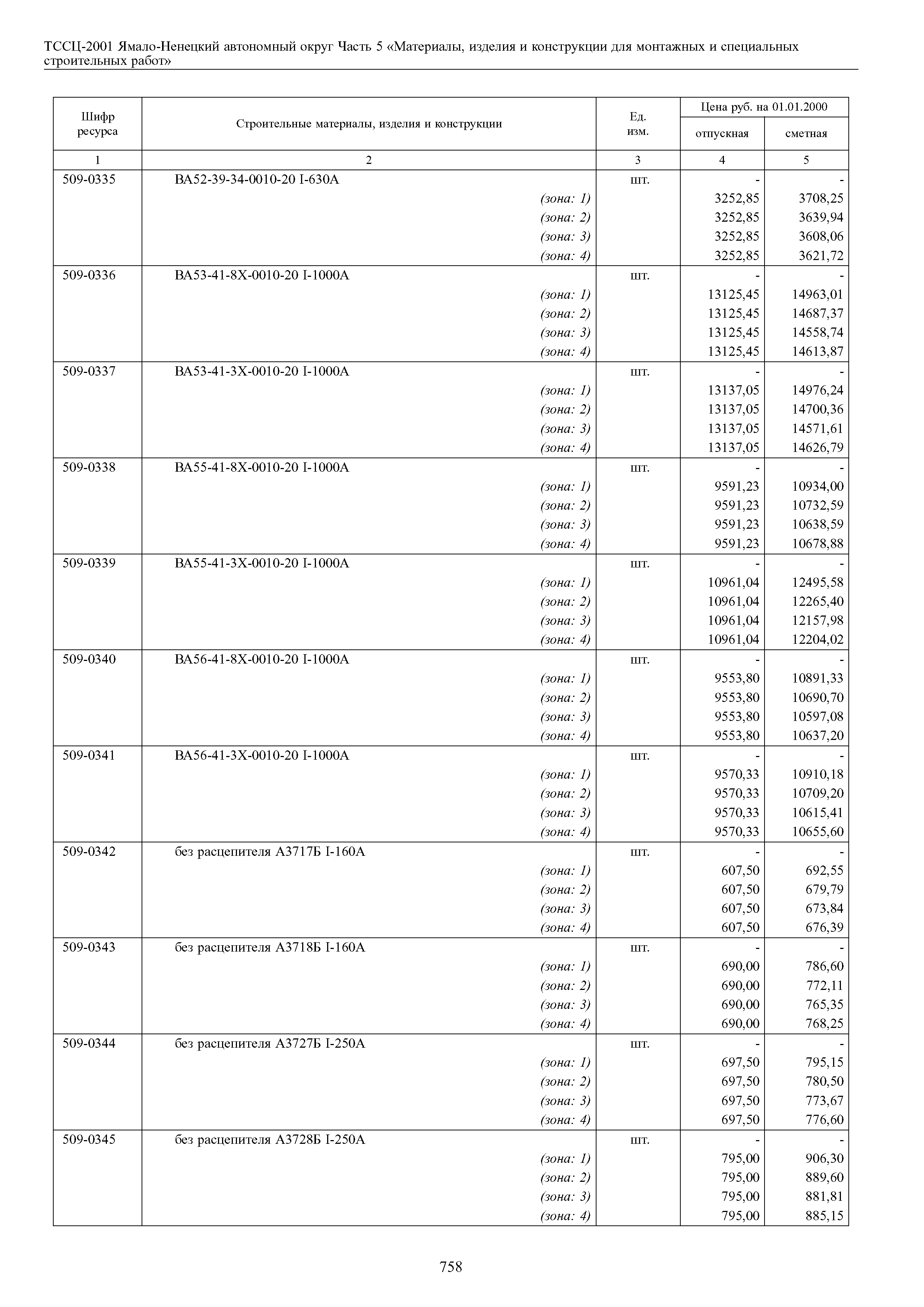 ТССЦ Ямало-Ненецкий автономный округ 05-2001