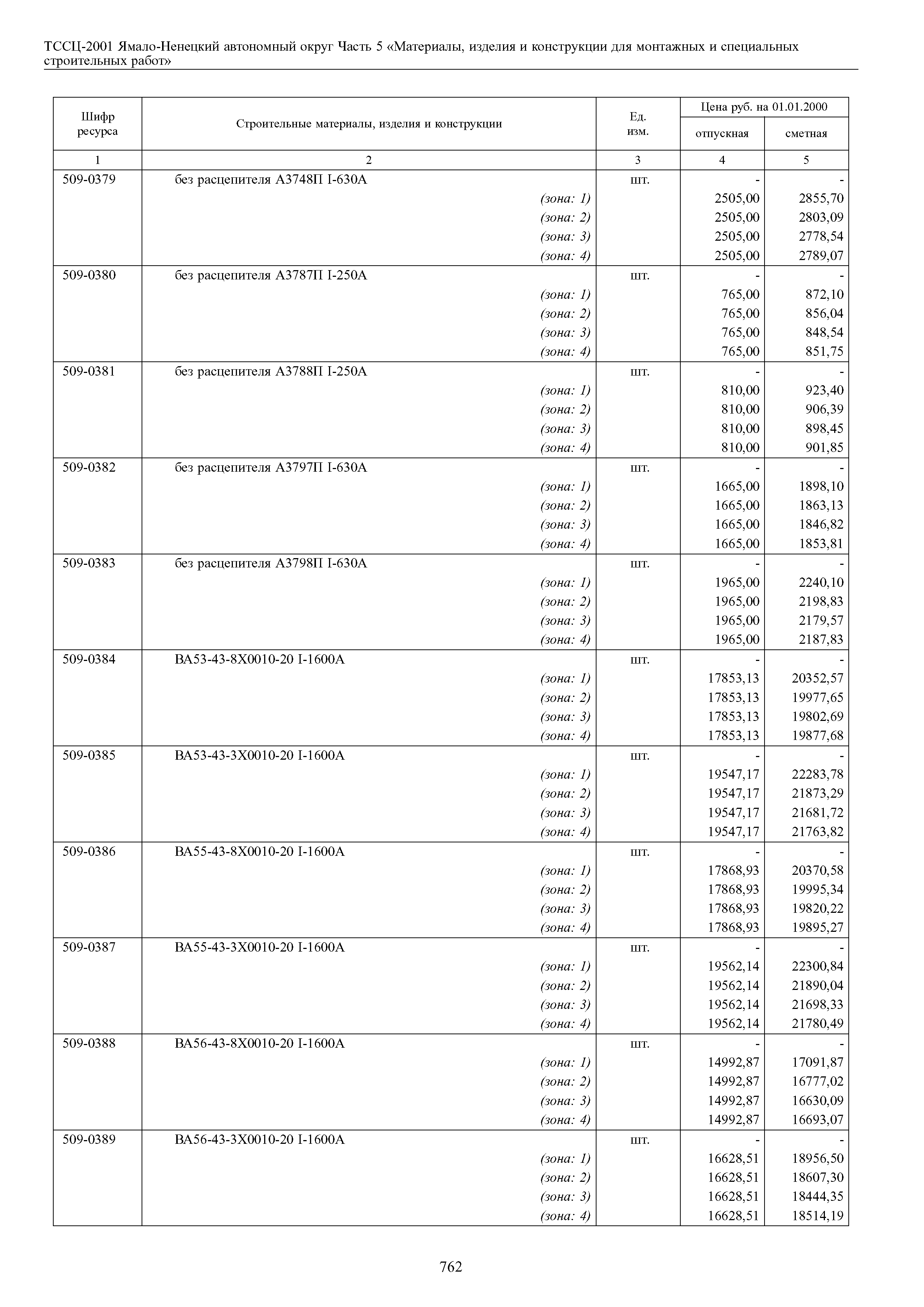 ТССЦ Ямало-Ненецкий автономный округ 05-2001