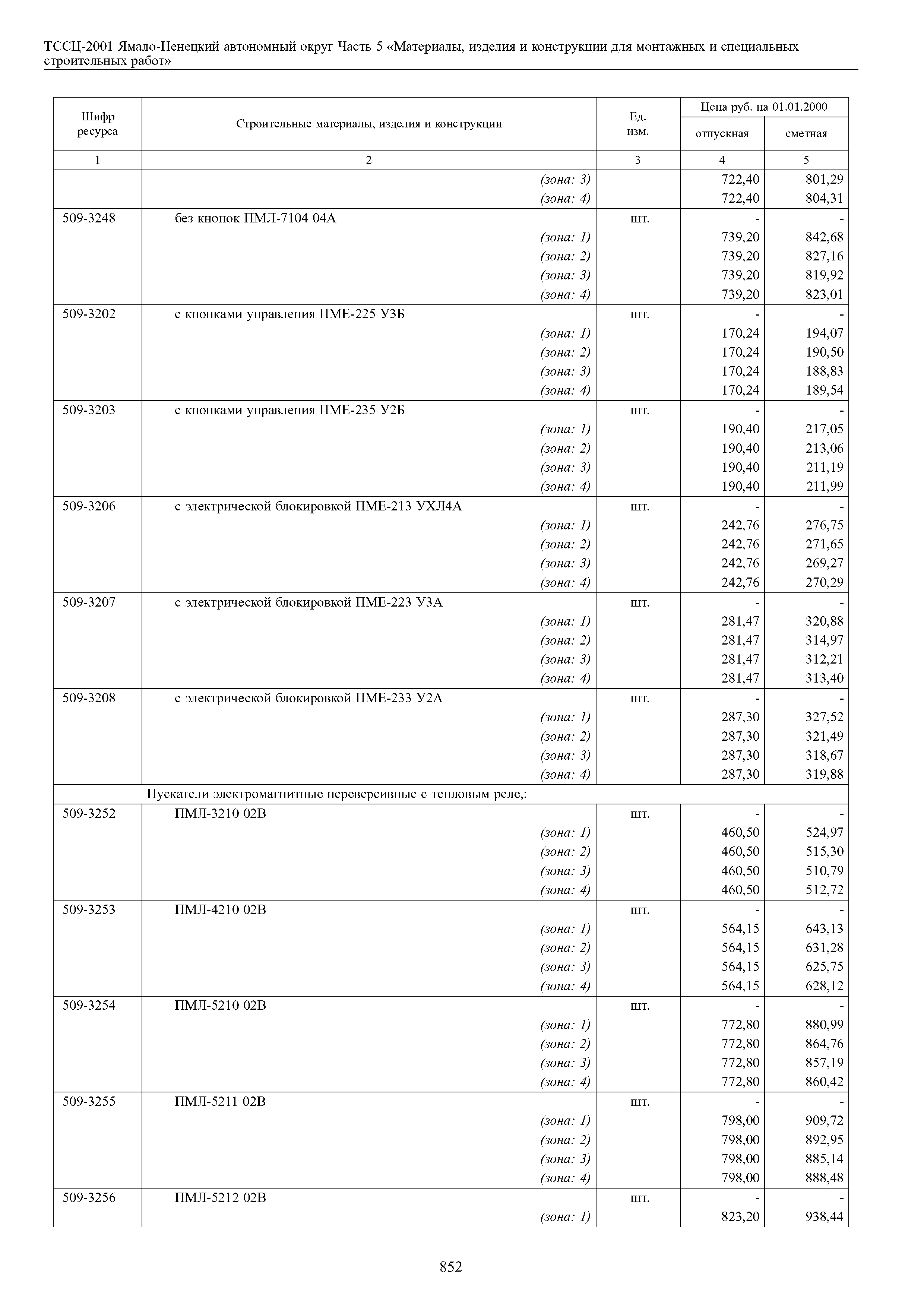 ТССЦ Ямало-Ненецкий автономный округ 05-2001