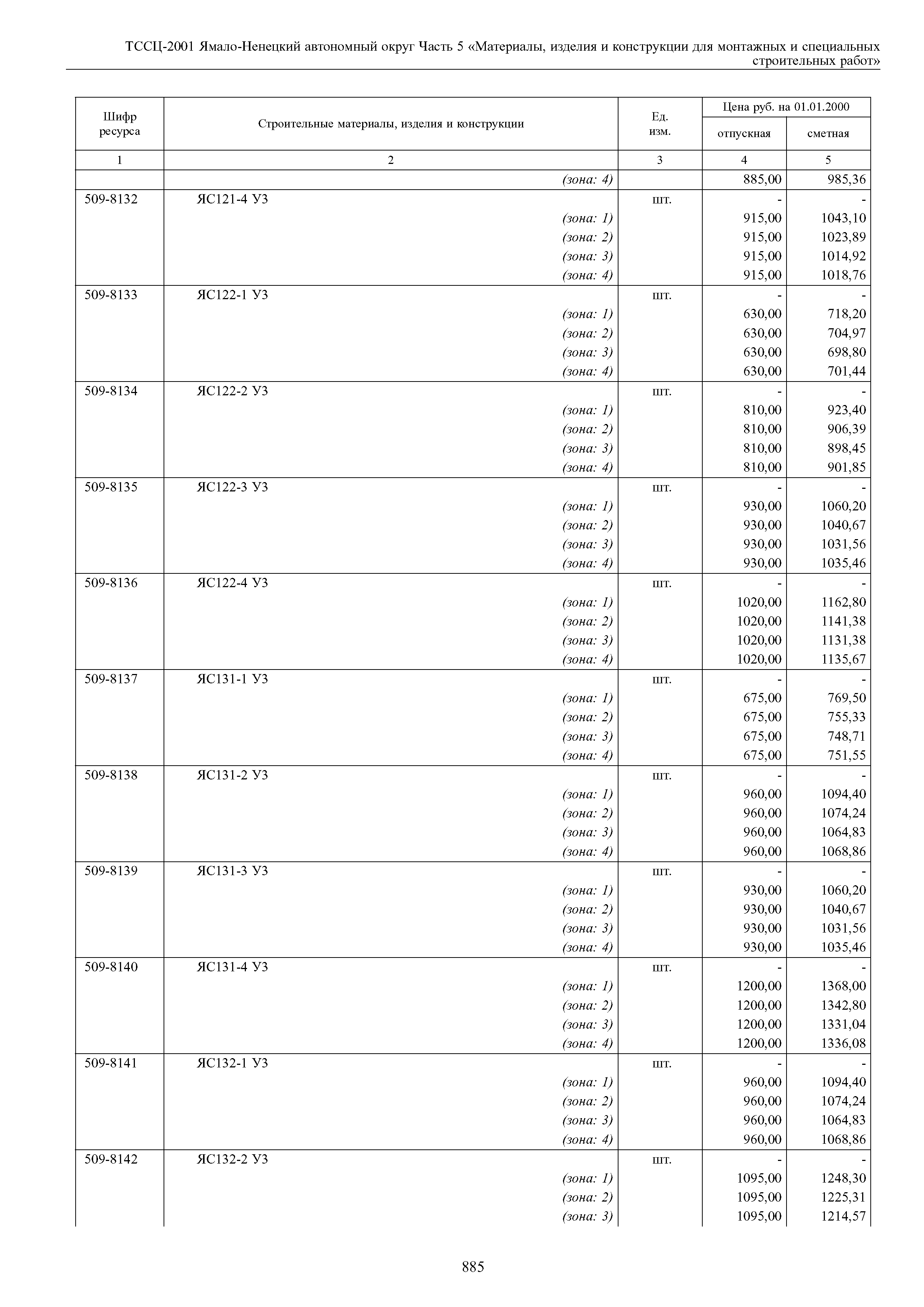 ТССЦ Ямало-Ненецкий автономный округ 05-2001