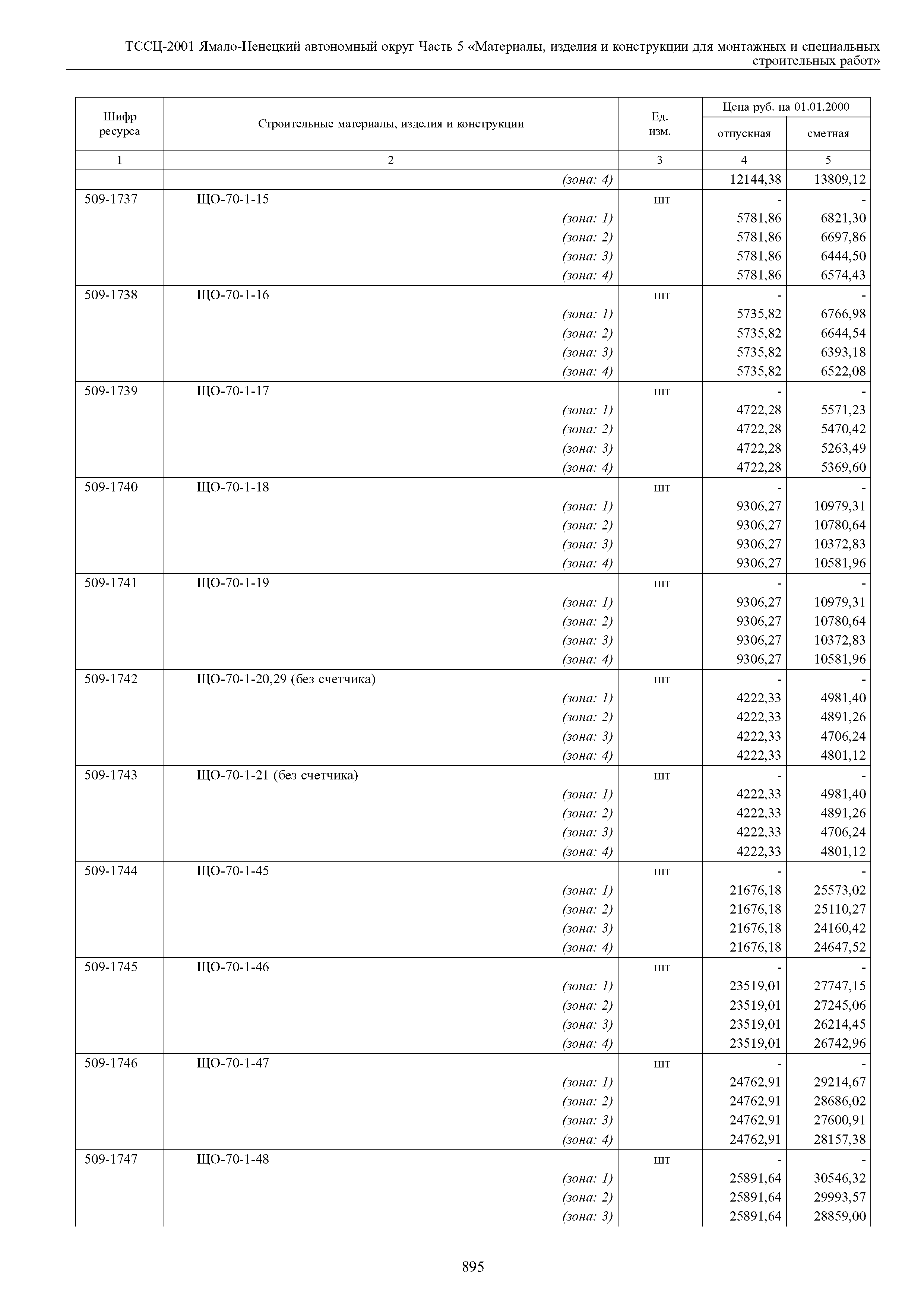 ТССЦ Ямало-Ненецкий автономный округ 05-2001