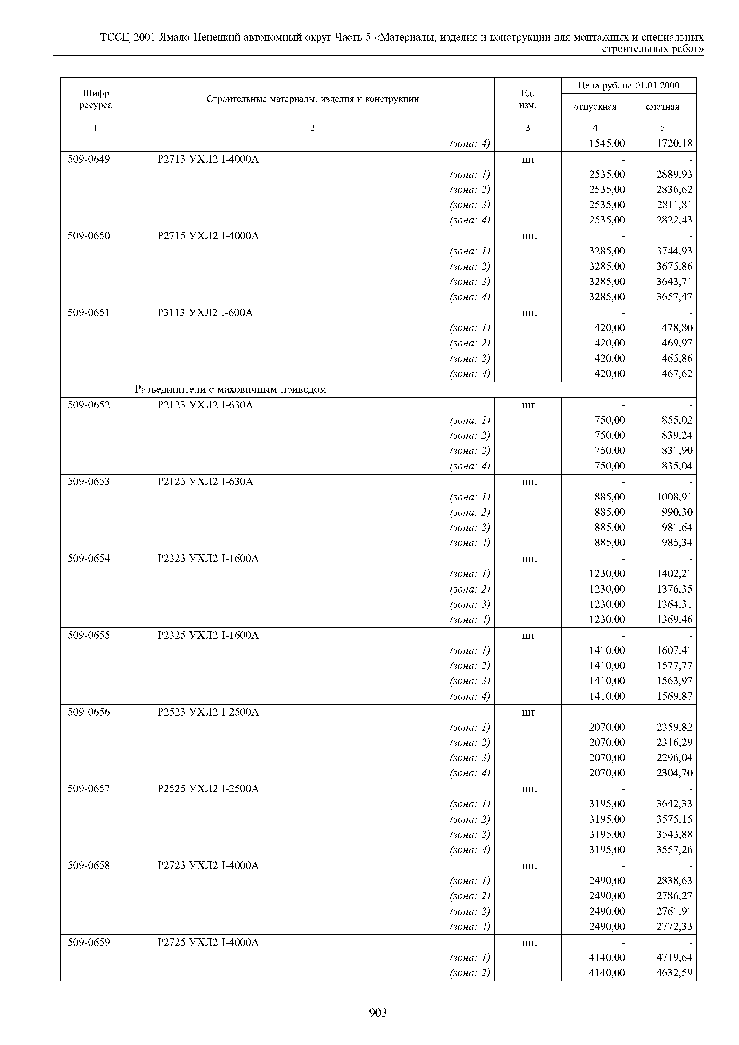 ТССЦ Ямало-Ненецкий автономный округ 05-2001