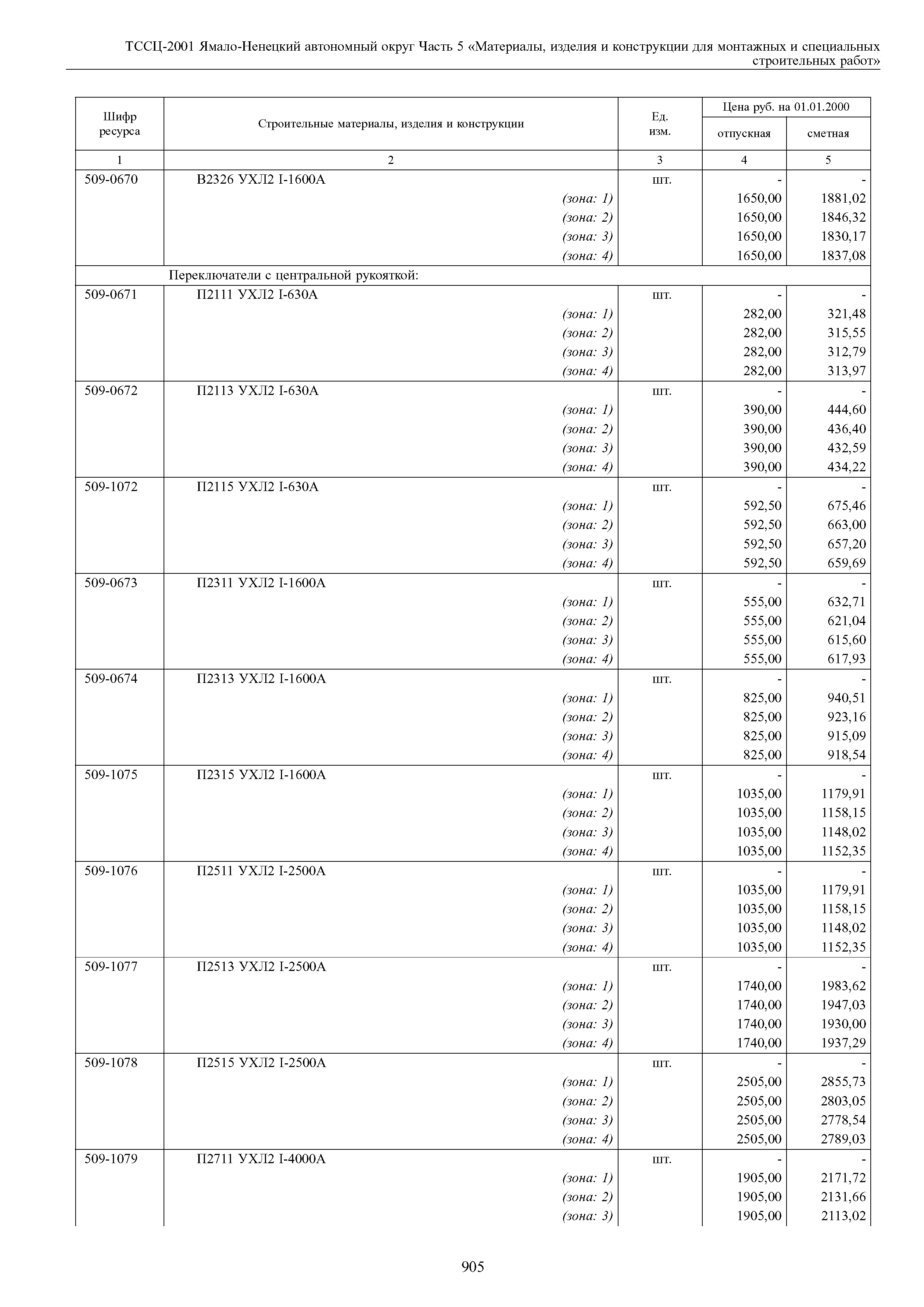 ТССЦ Ямало-Ненецкий автономный округ 05-2001