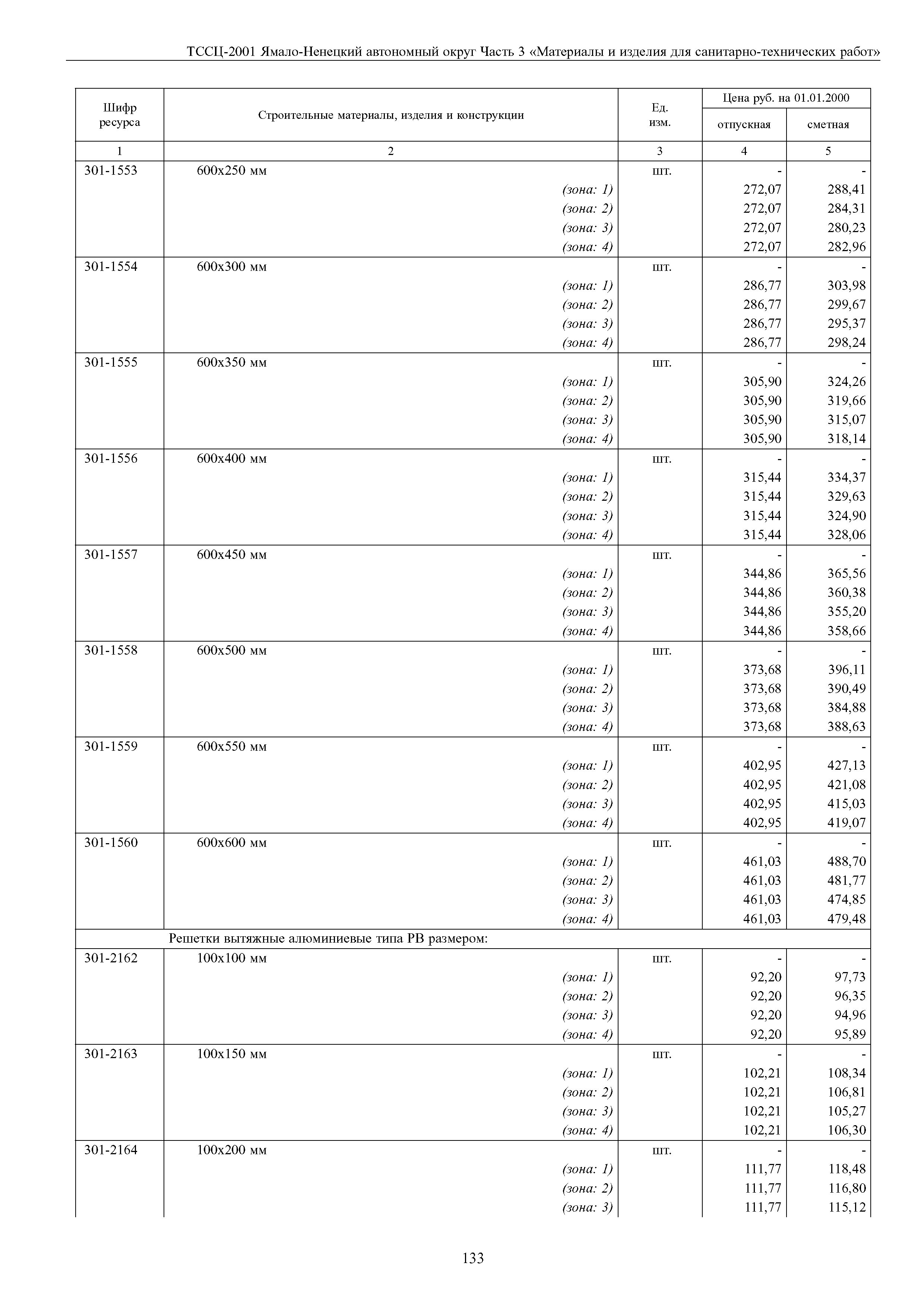 ТССЦ Ямало-Ненецкий автономный округ 03-2001