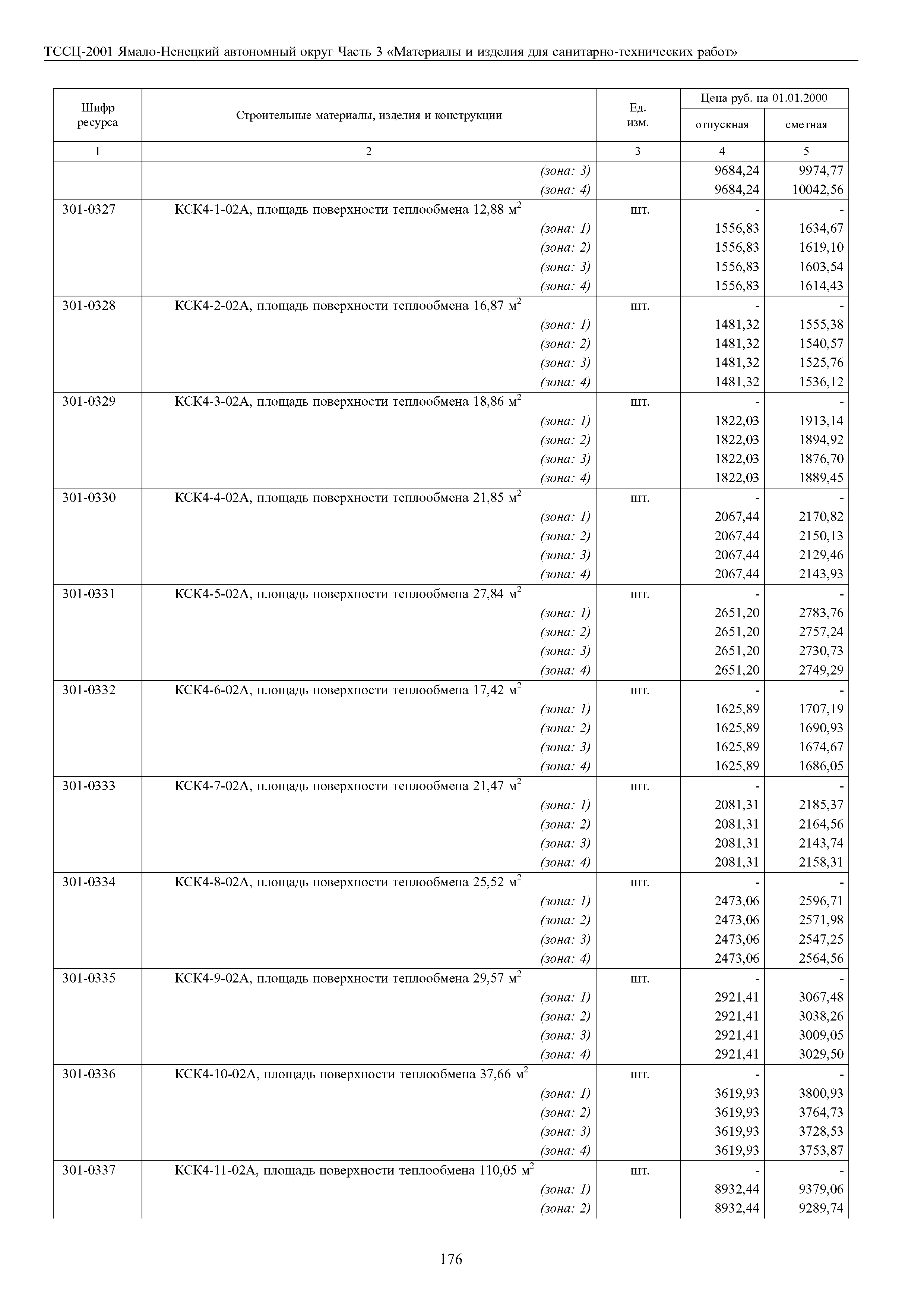 ТССЦ Ямало-Ненецкий автономный округ 03-2001