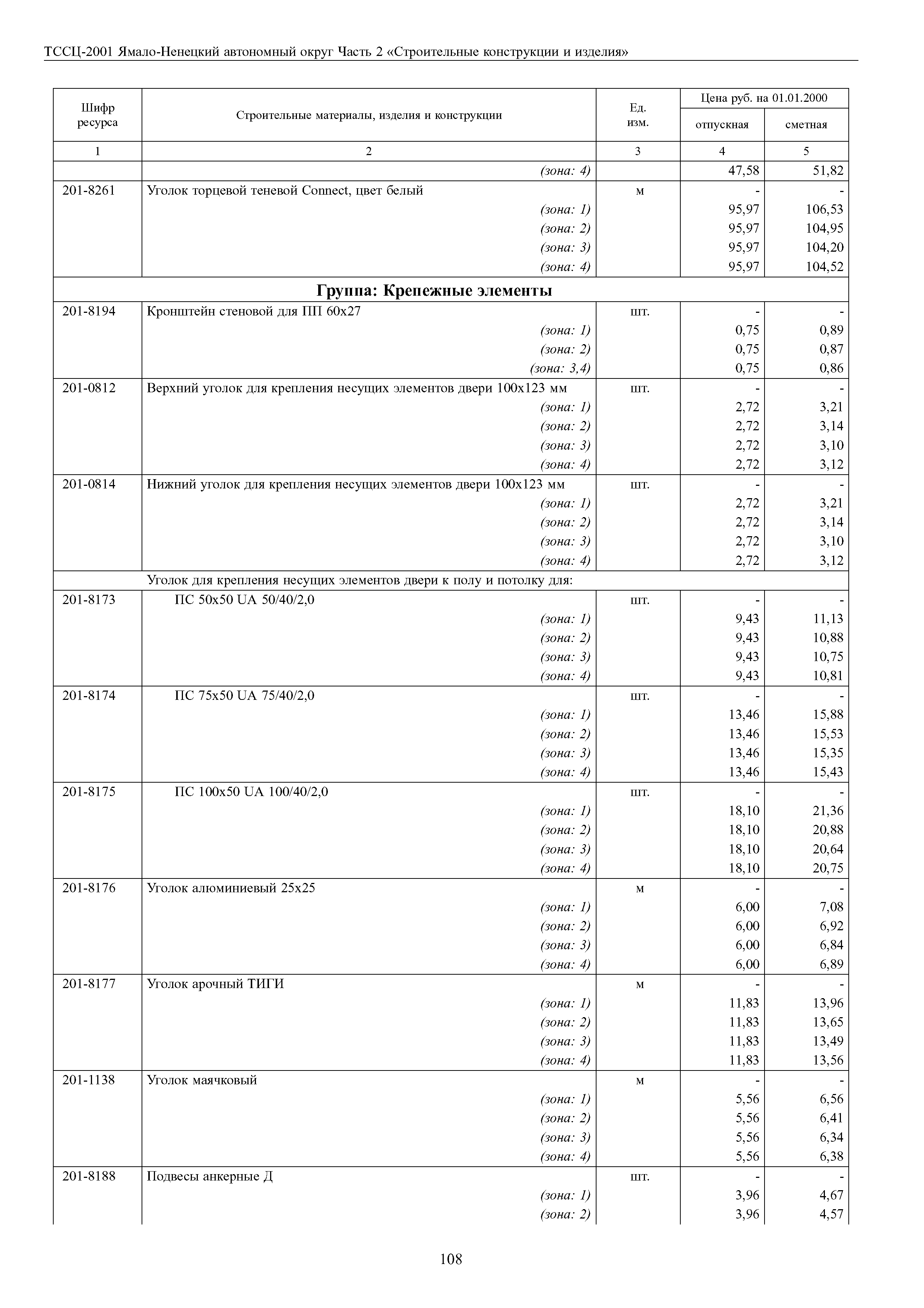 ТССЦ Ямало-Ненецкий автономный округ 02-2001