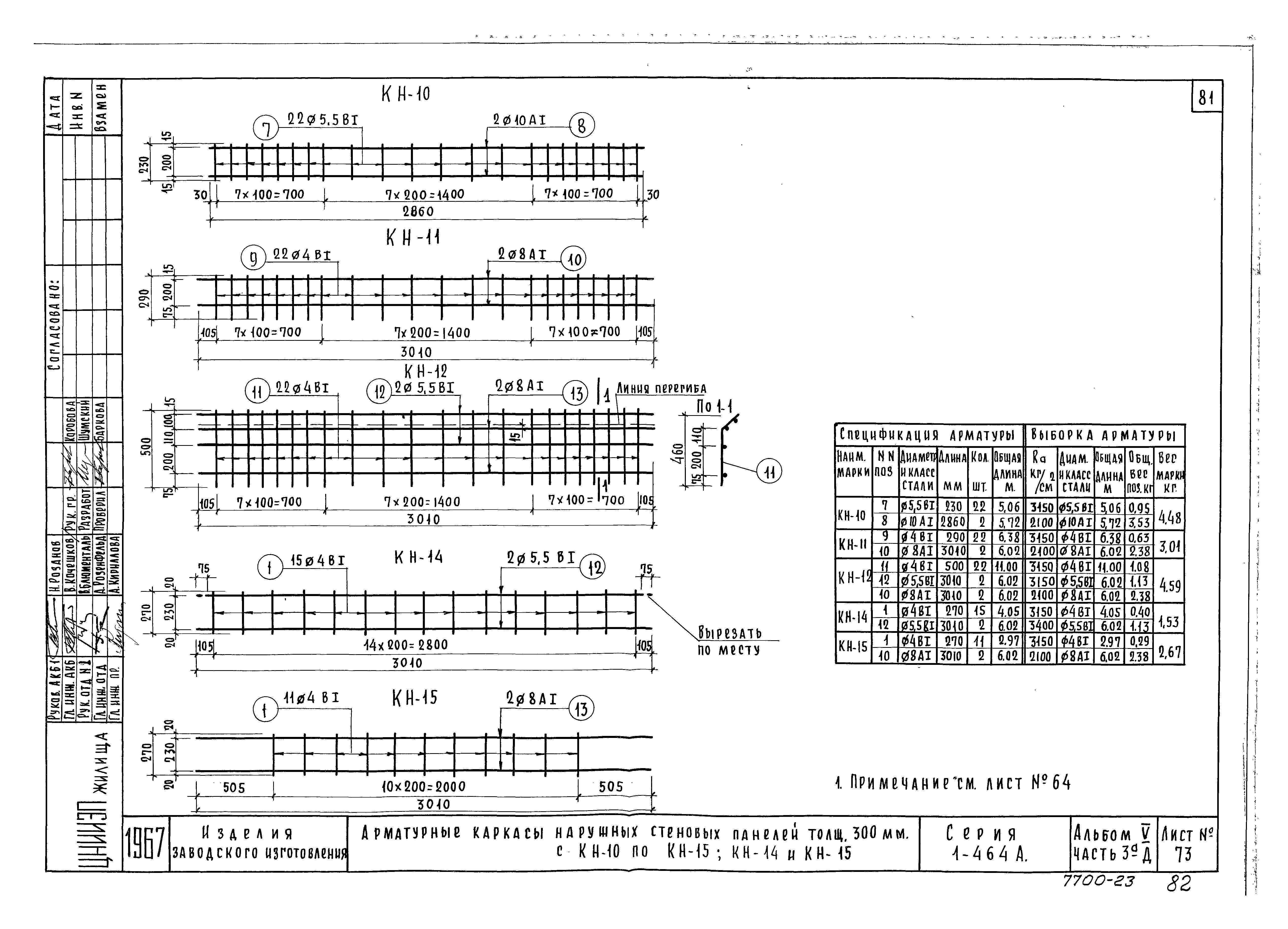 Типовой проект Серия 1-464А