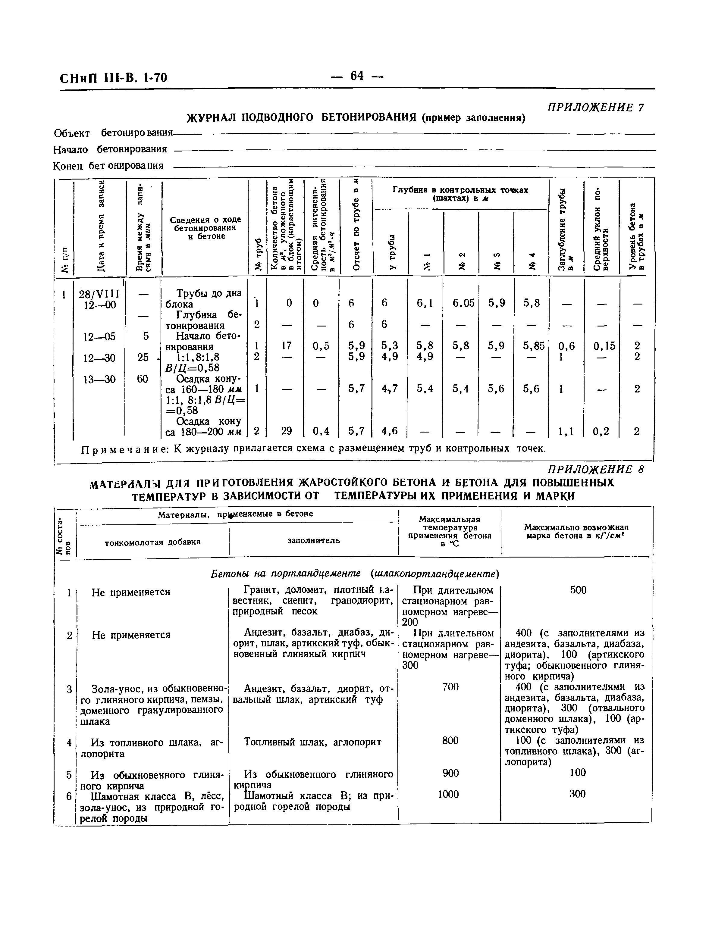 СНиП III-В.1-70