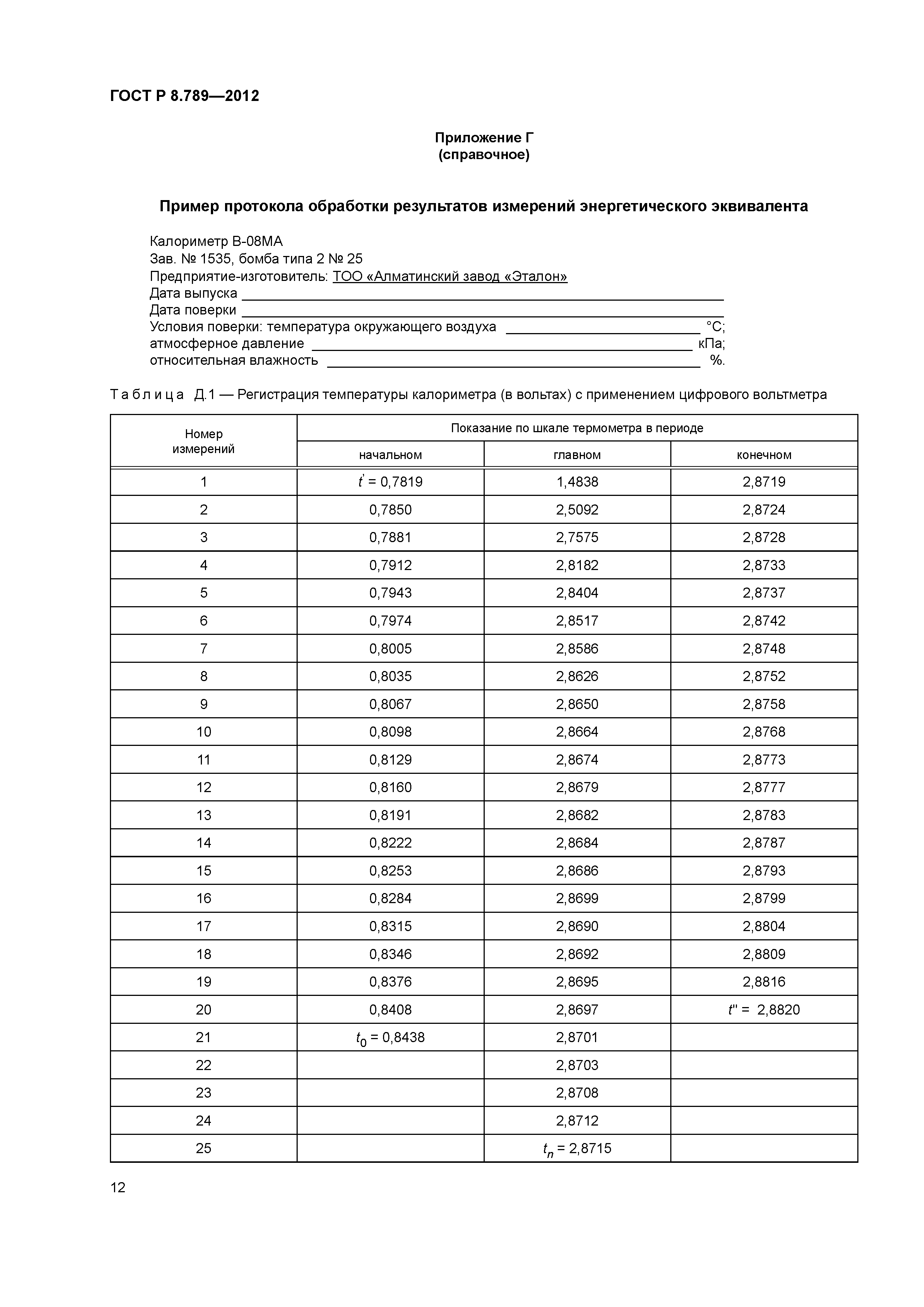 ГОСТ Р 8.789-2012