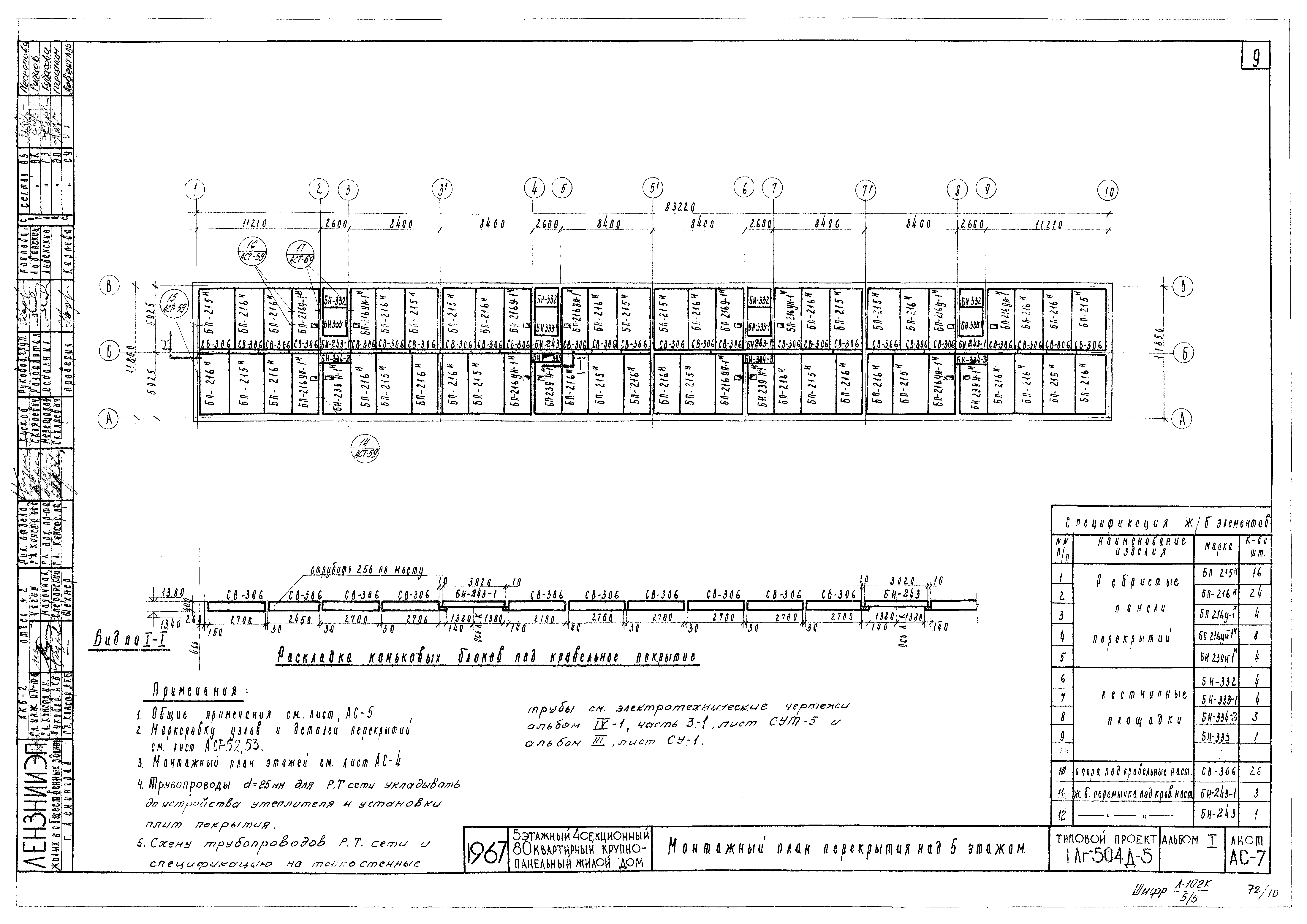 Типовой проект 1Лг-504Д-5