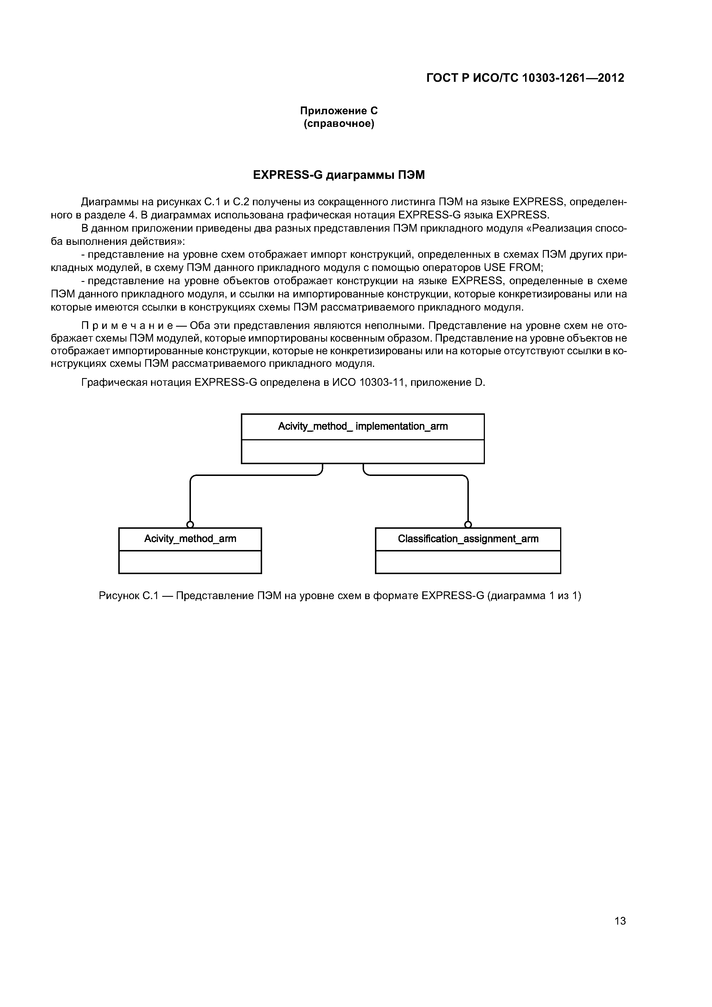 ГОСТ Р ИСО/ТС 10303-1261-2012