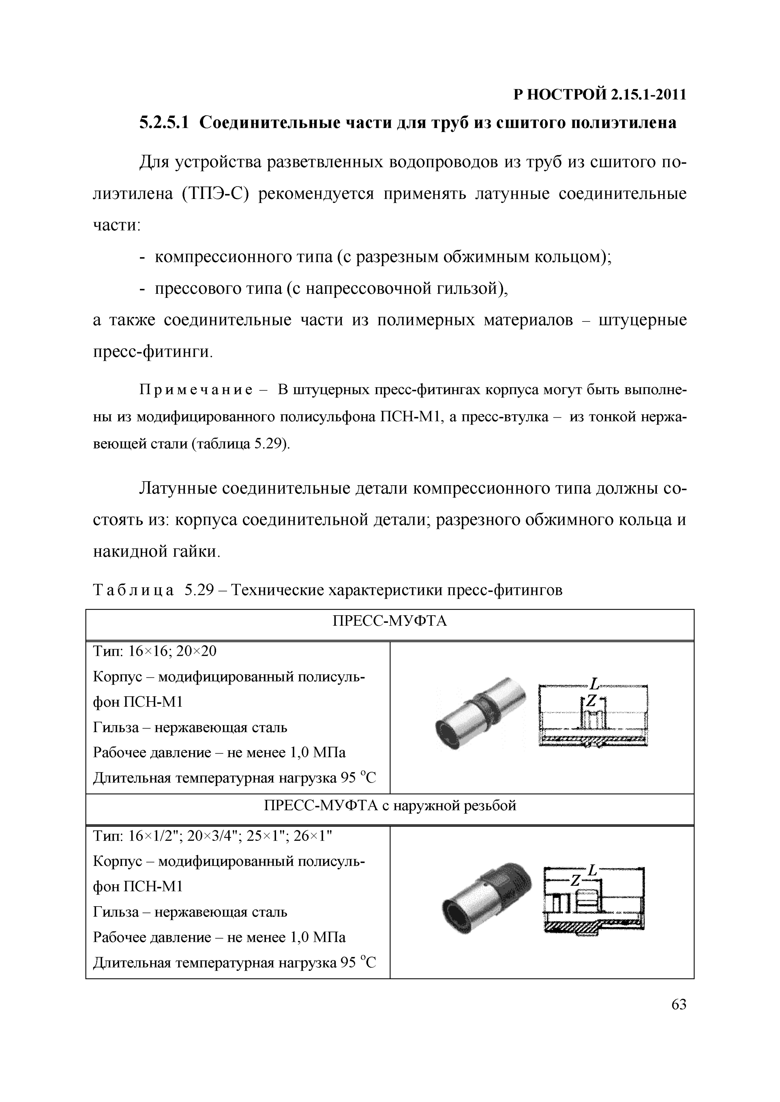 Р НОСТРОЙ 2.15.1-2011