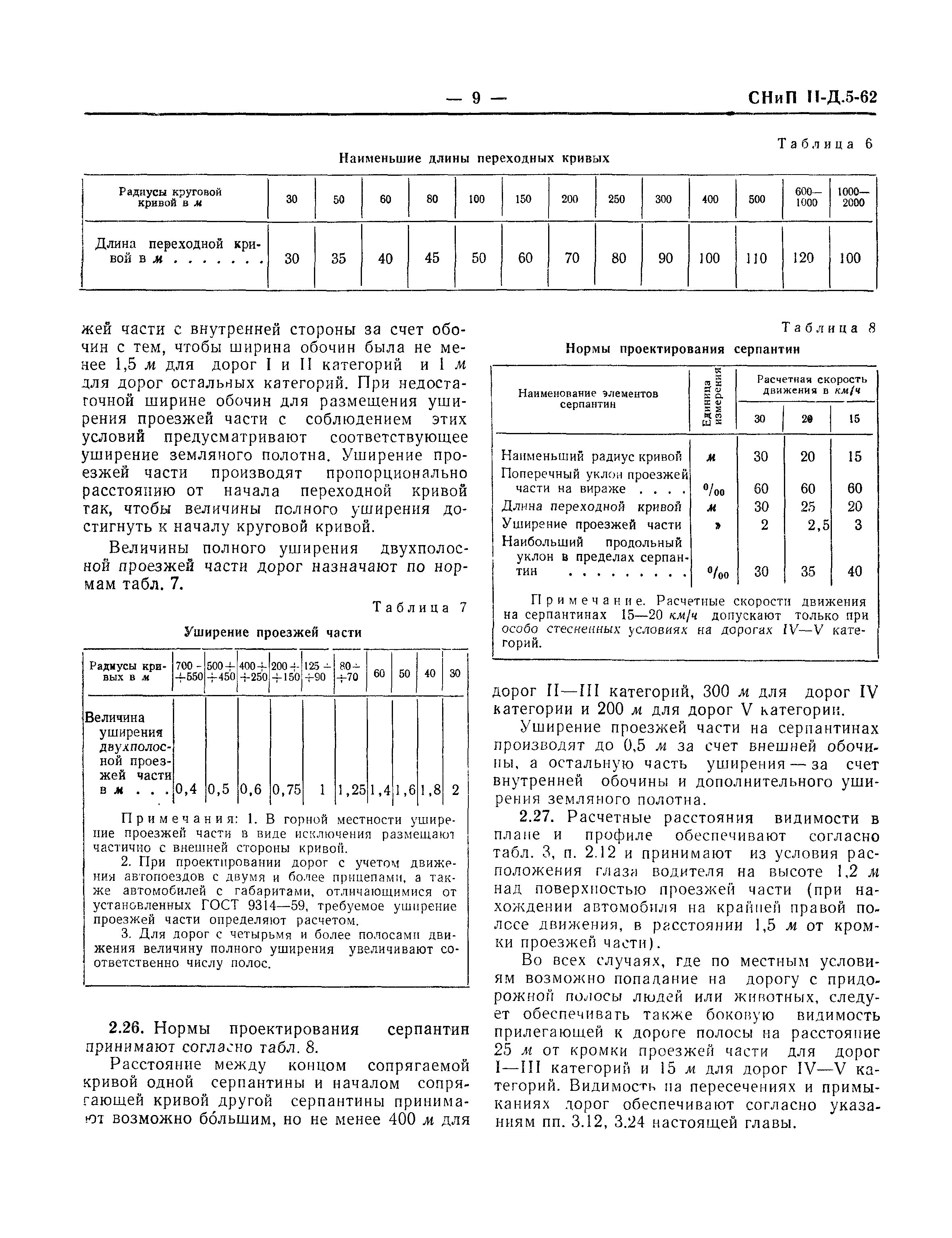 СНиП II-Д.5-62