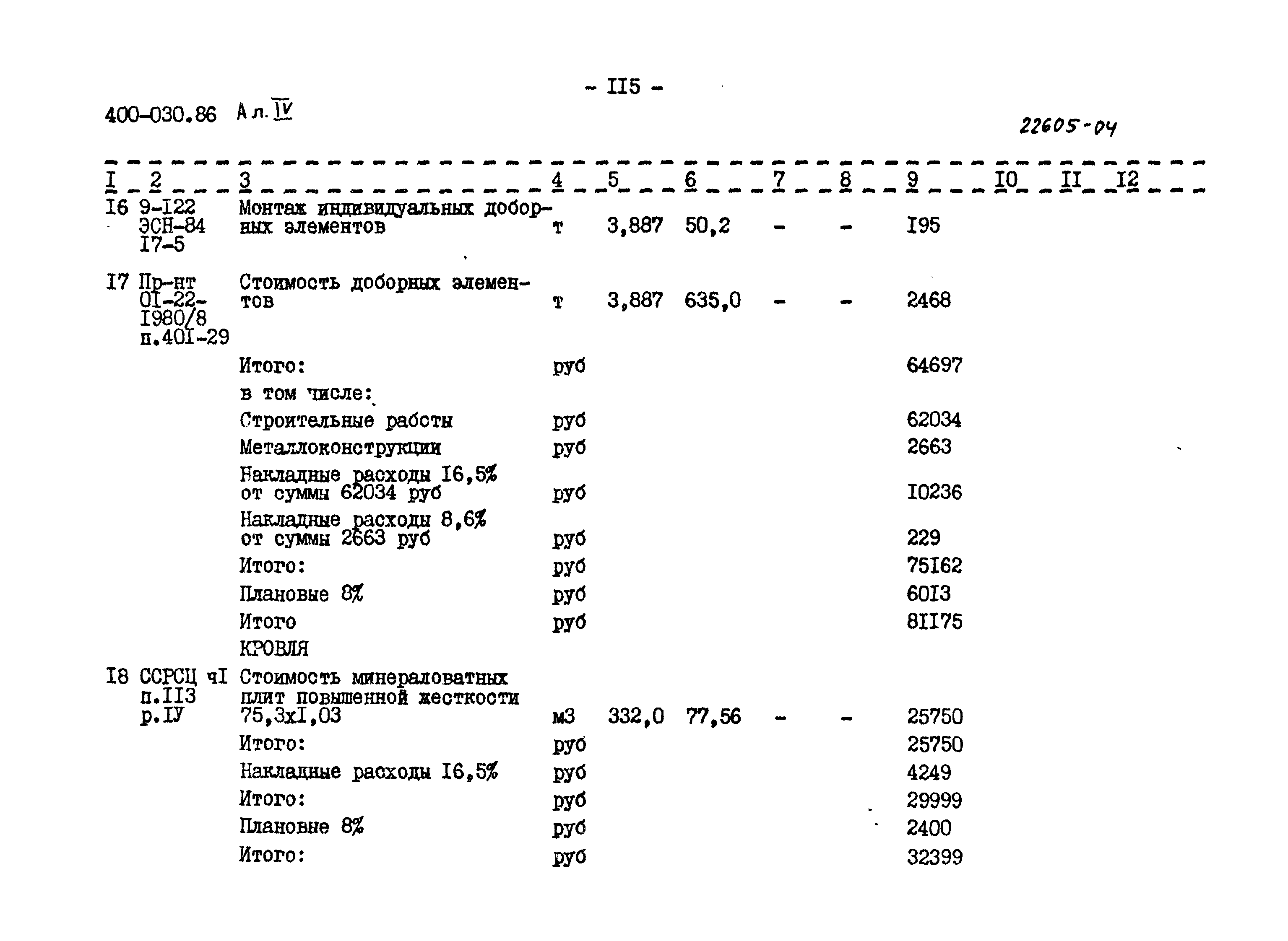 Типовые проектные решения 400-030.86