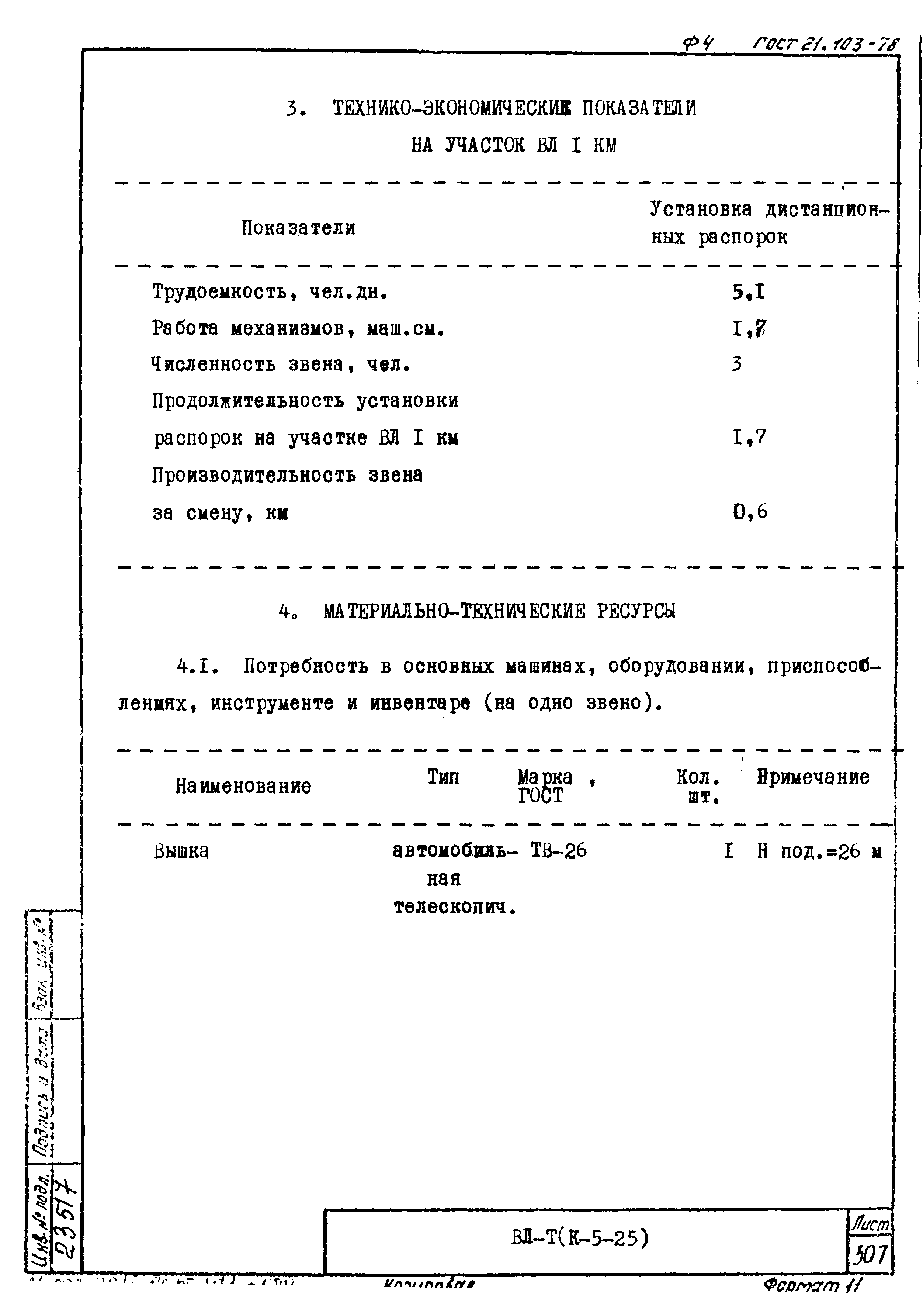 Технологическая карта К-5-25-31