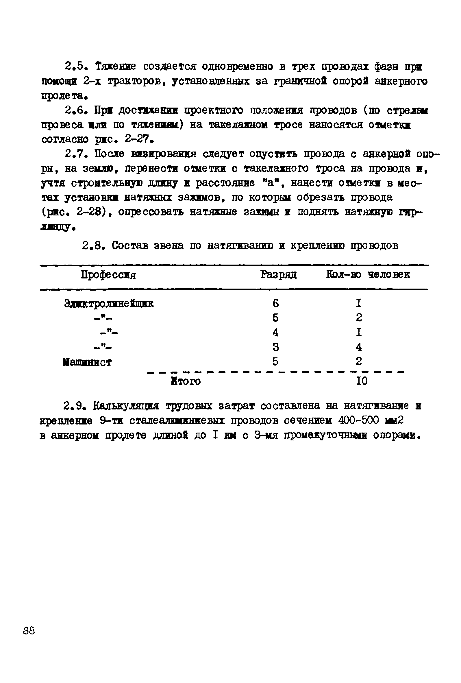 Технологическая карта К-5-20-8