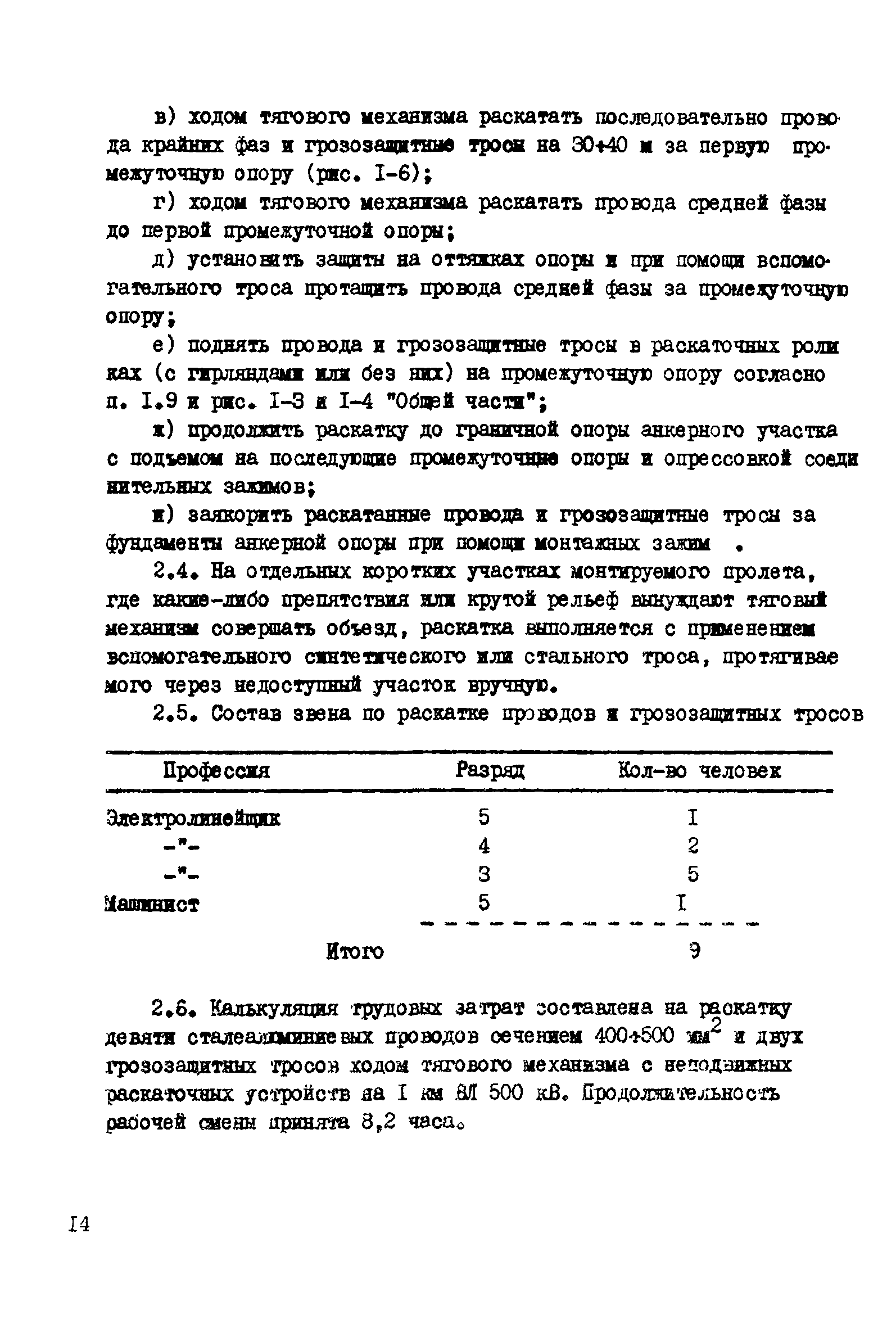 Технологическая карта К-5-20-1