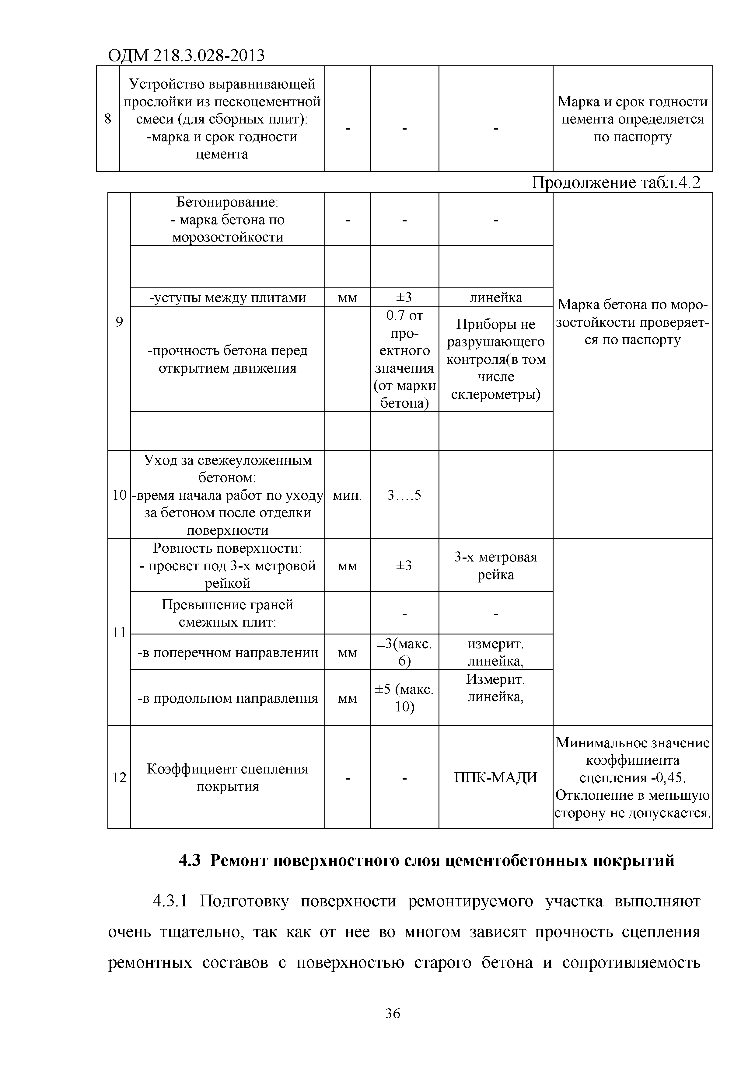 ОДМ 218.3.028-2013