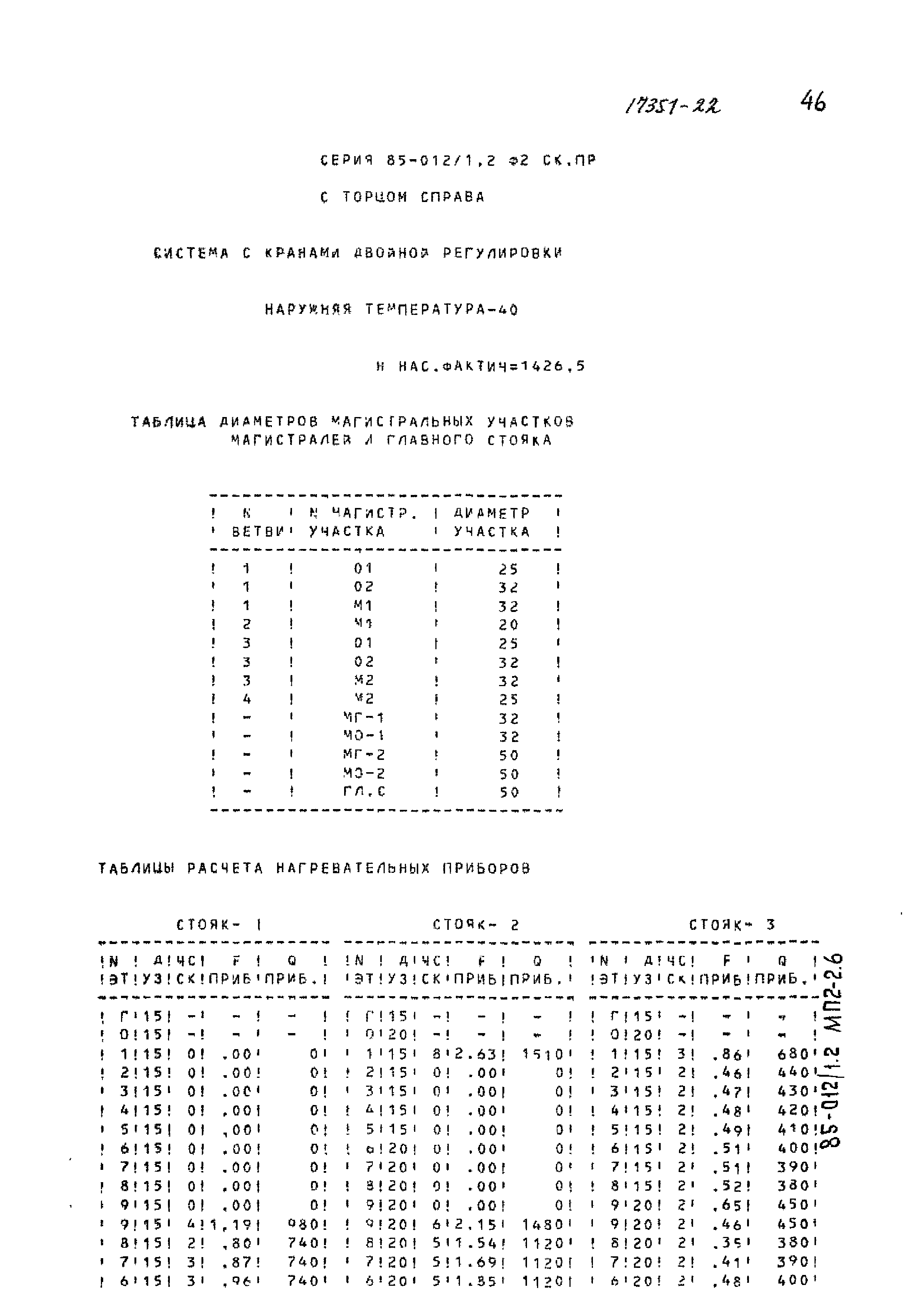 Типовой проект 85-012/1.2