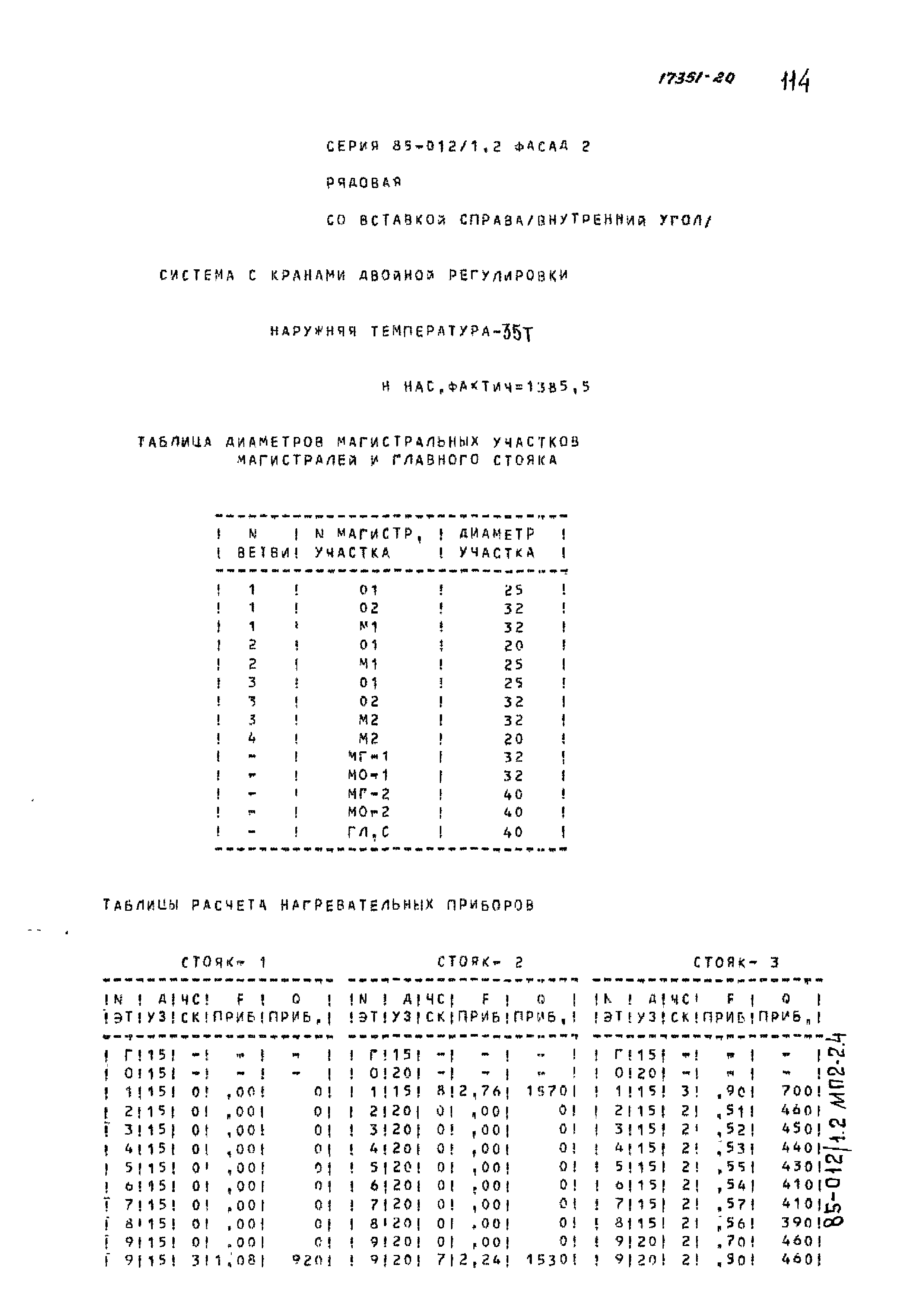 Типовой проект 85-012/1.2