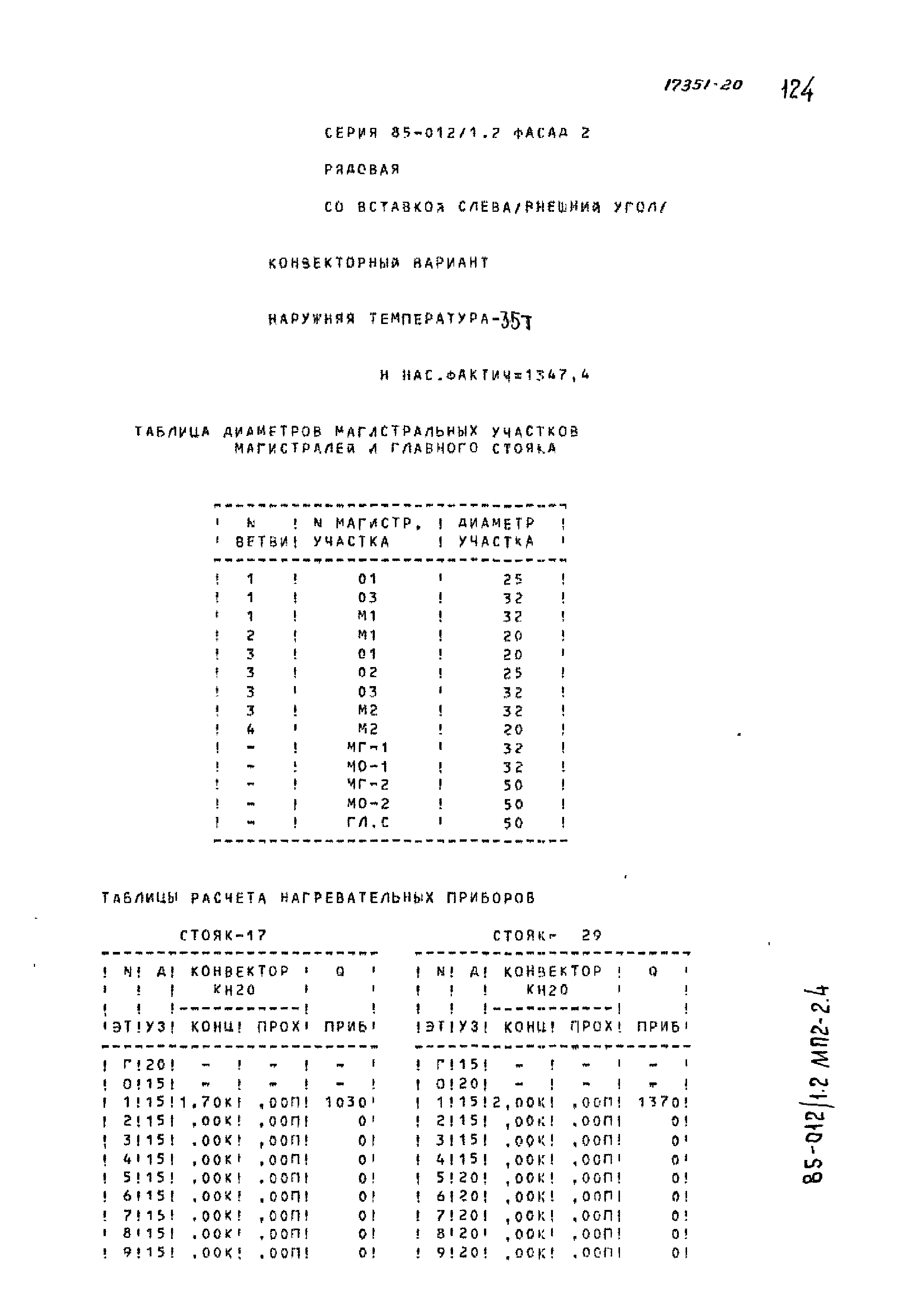 Типовой проект 85-012/1.2