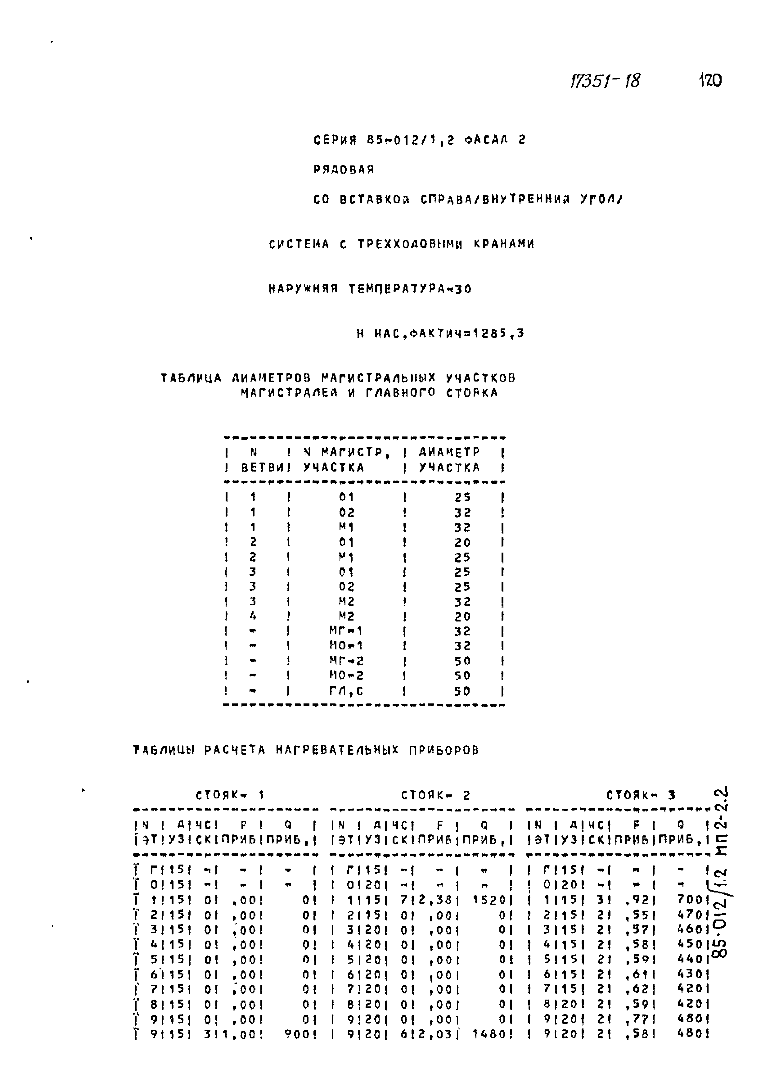 Типовой проект 85-012/1.2