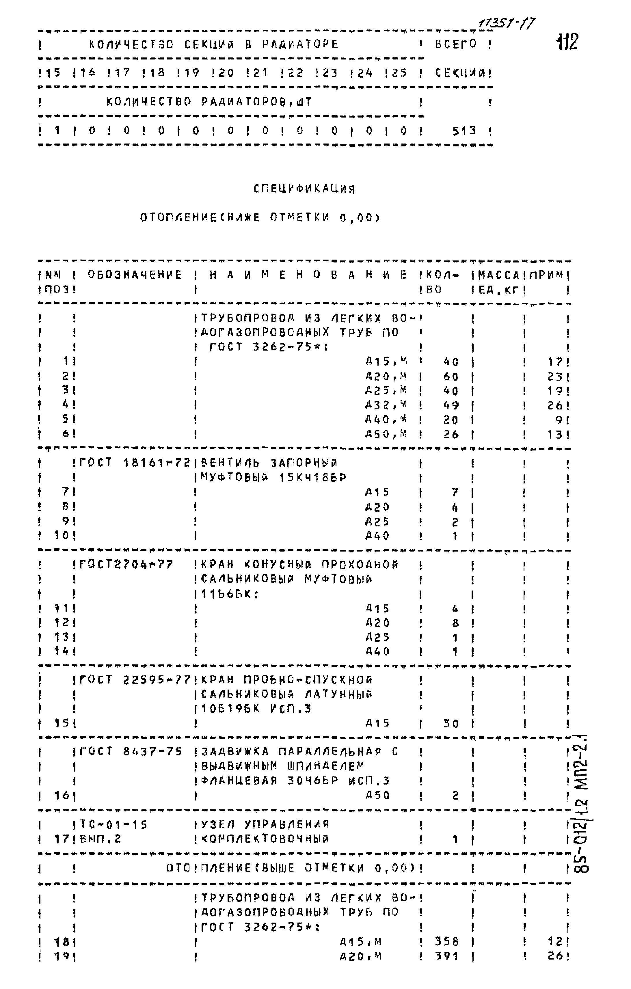 Типовой проект 85-012/1.2