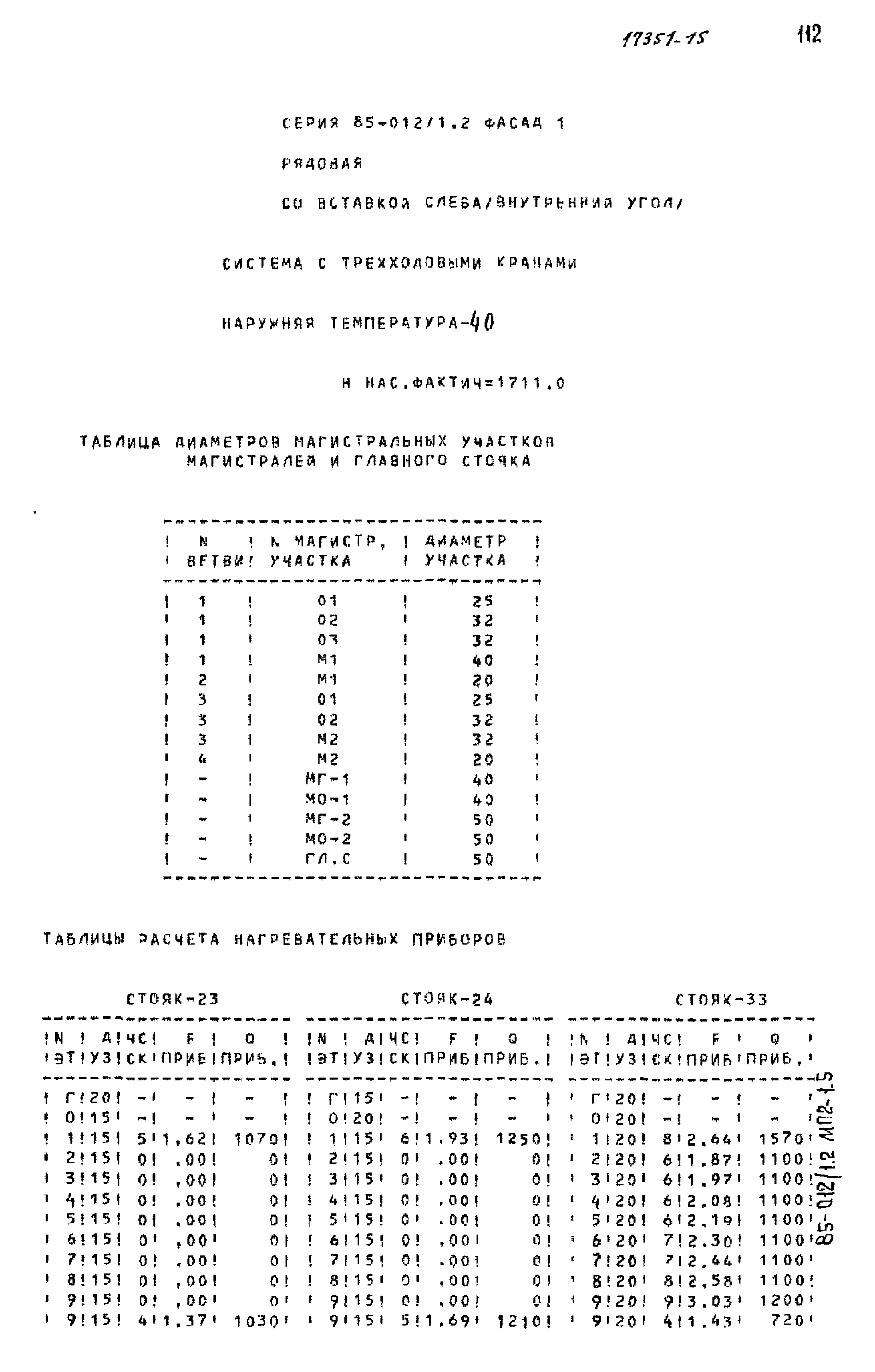 Типовой проект 85-012/1.2