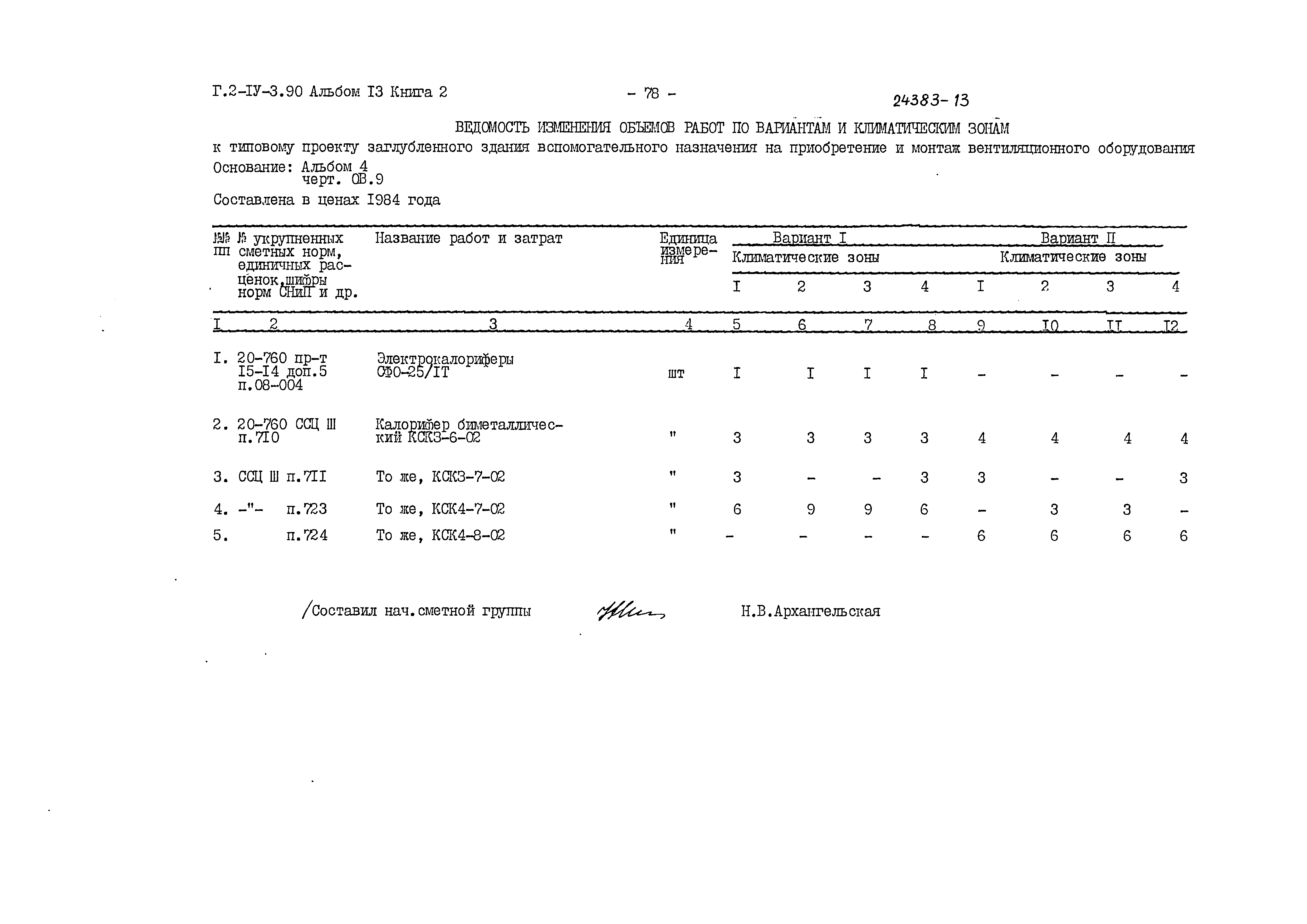 Типовой проект Г.2-IV-3.90