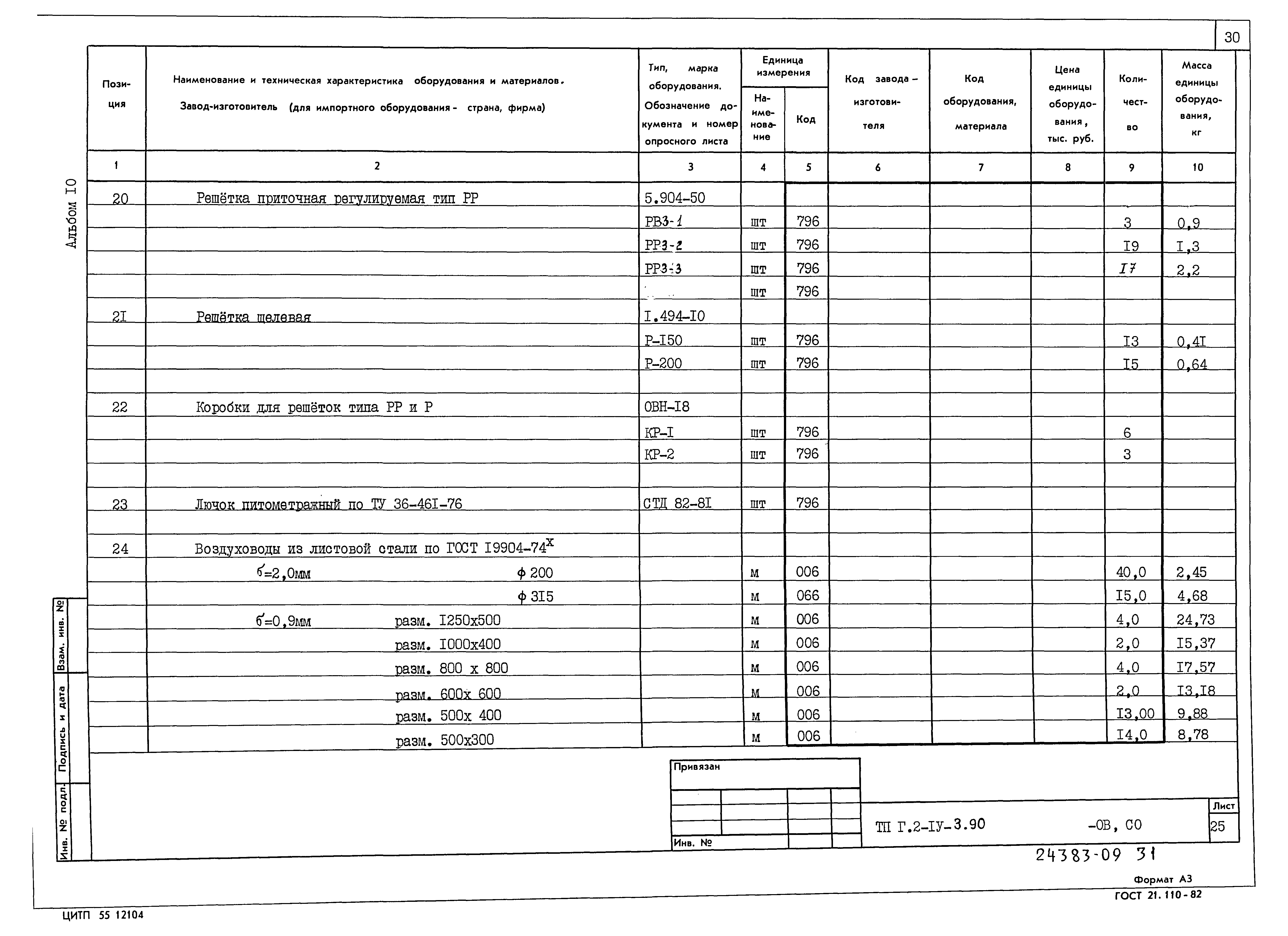 Типовой проект Г.2-IV-3.90