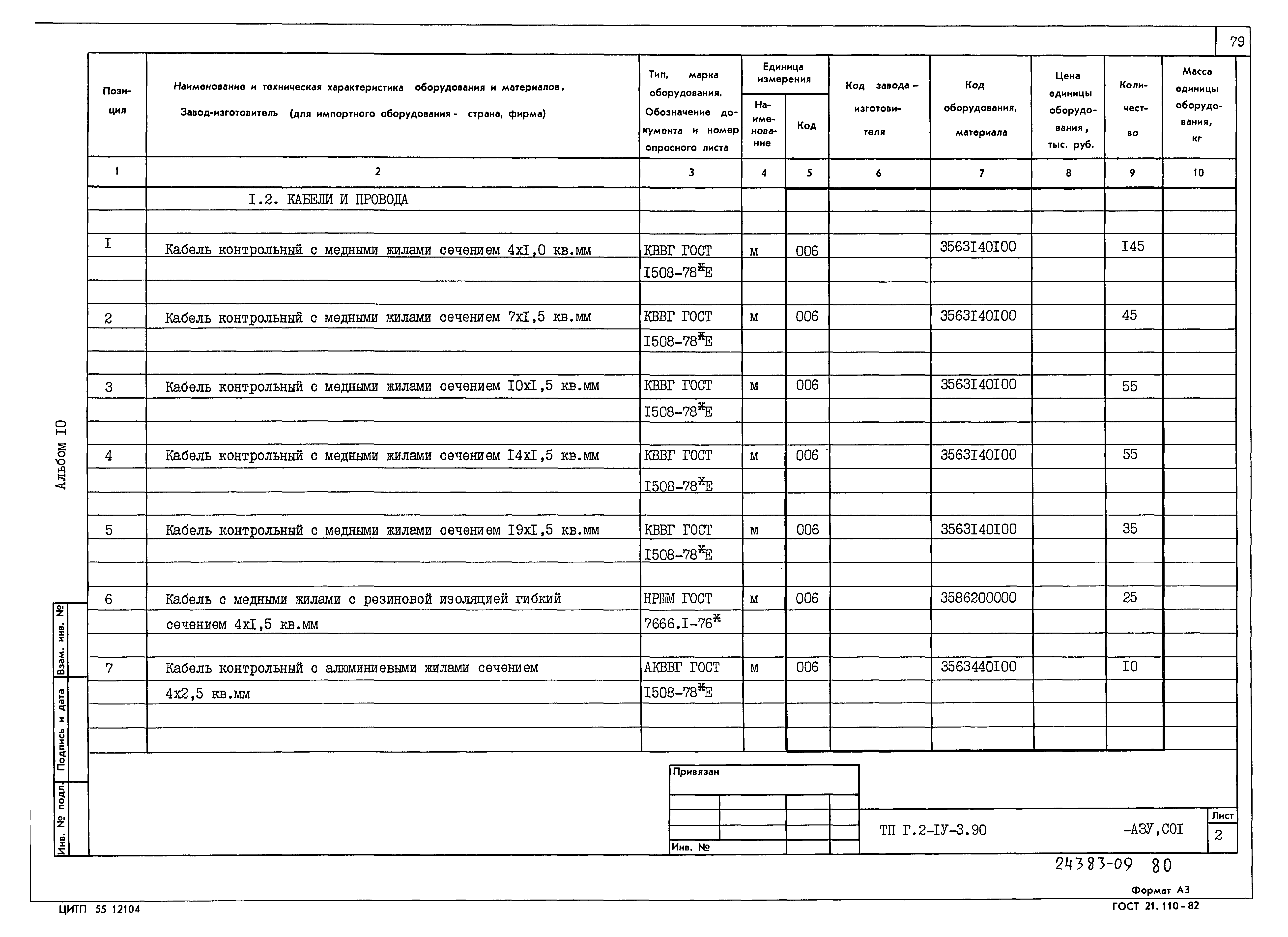 Типовой проект Г.2-IV-3.90