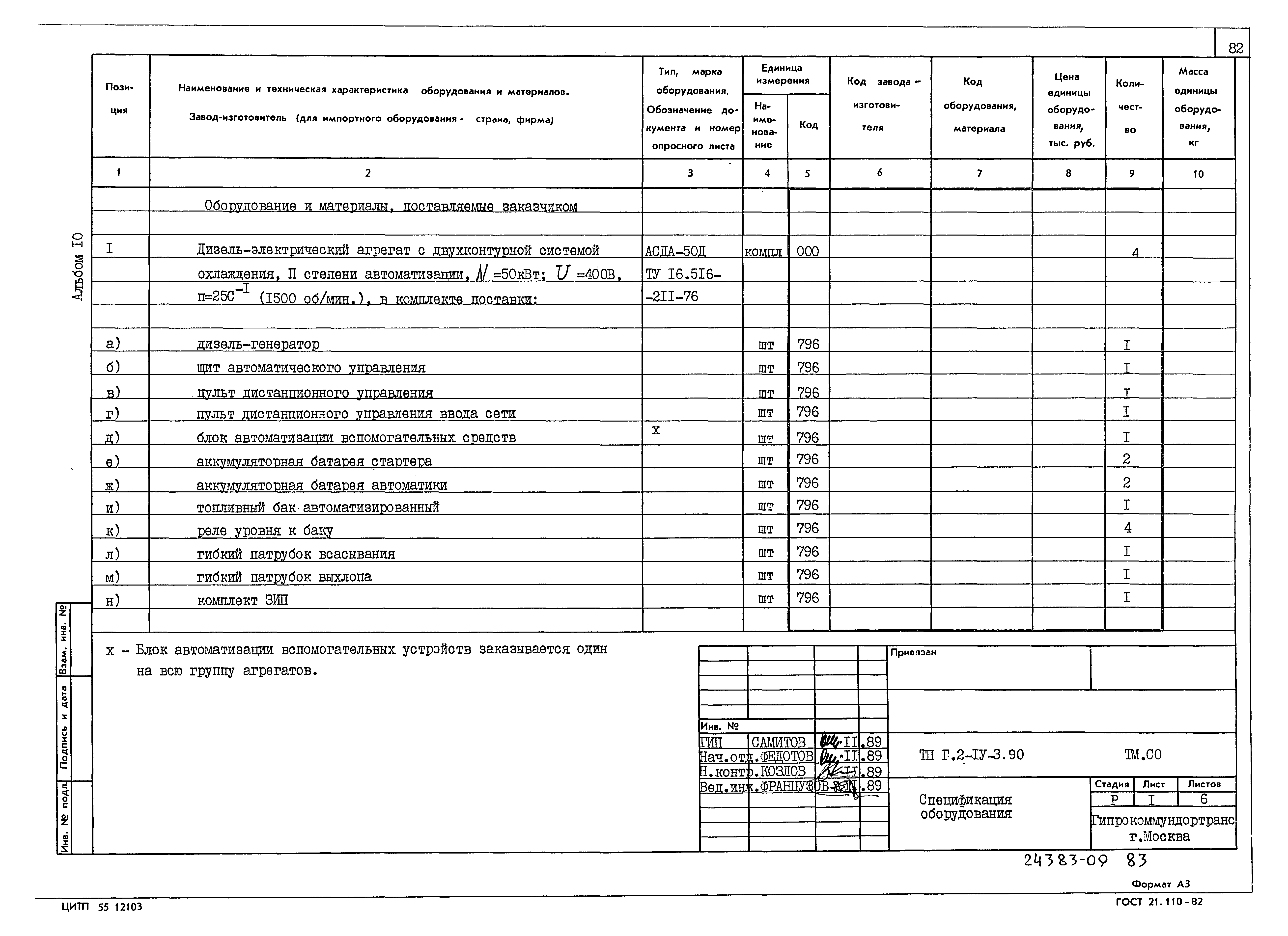 Типовой проект Г.2-IV-3.90