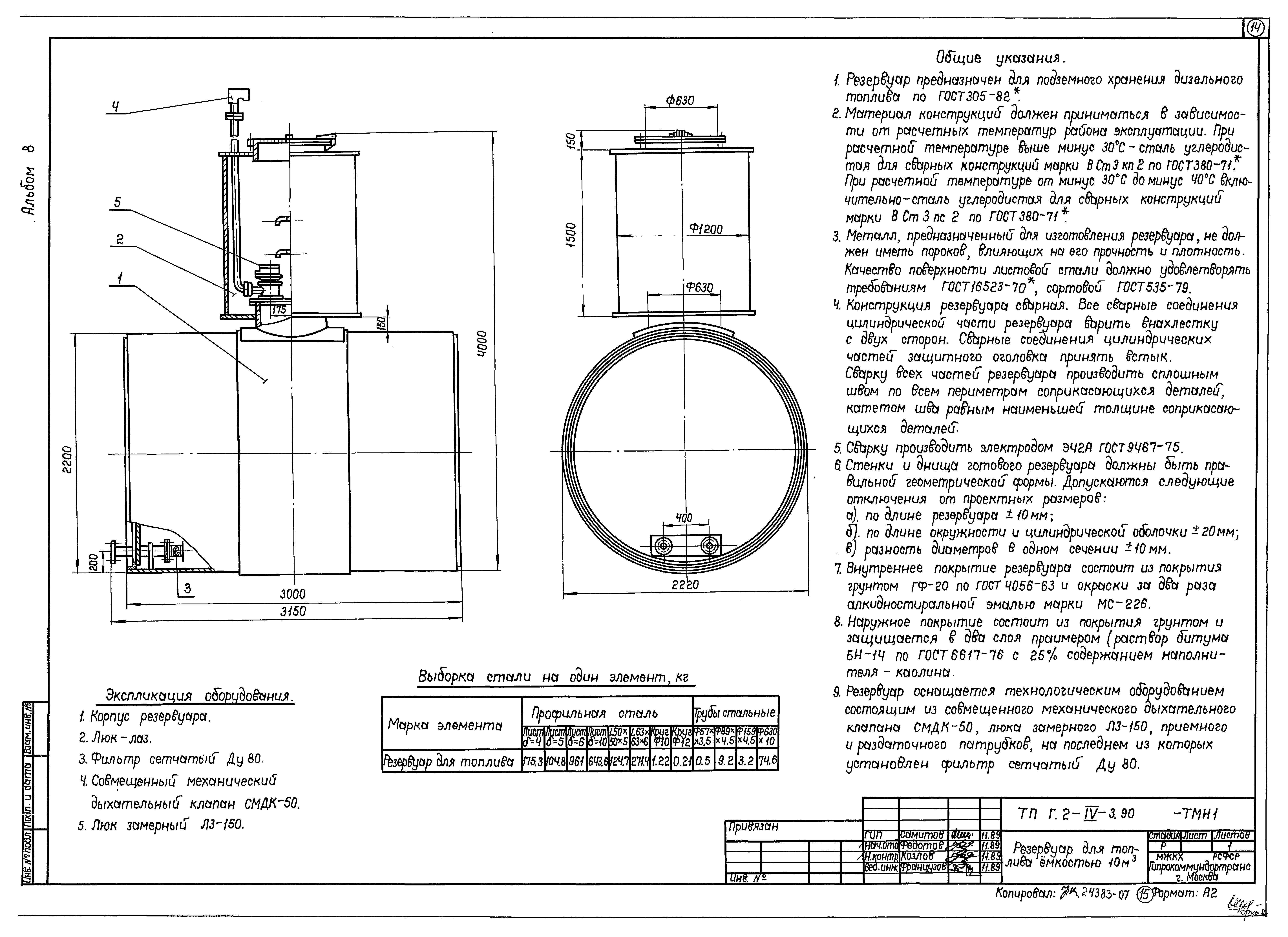 Типовой проект Г.2-IV-3.90