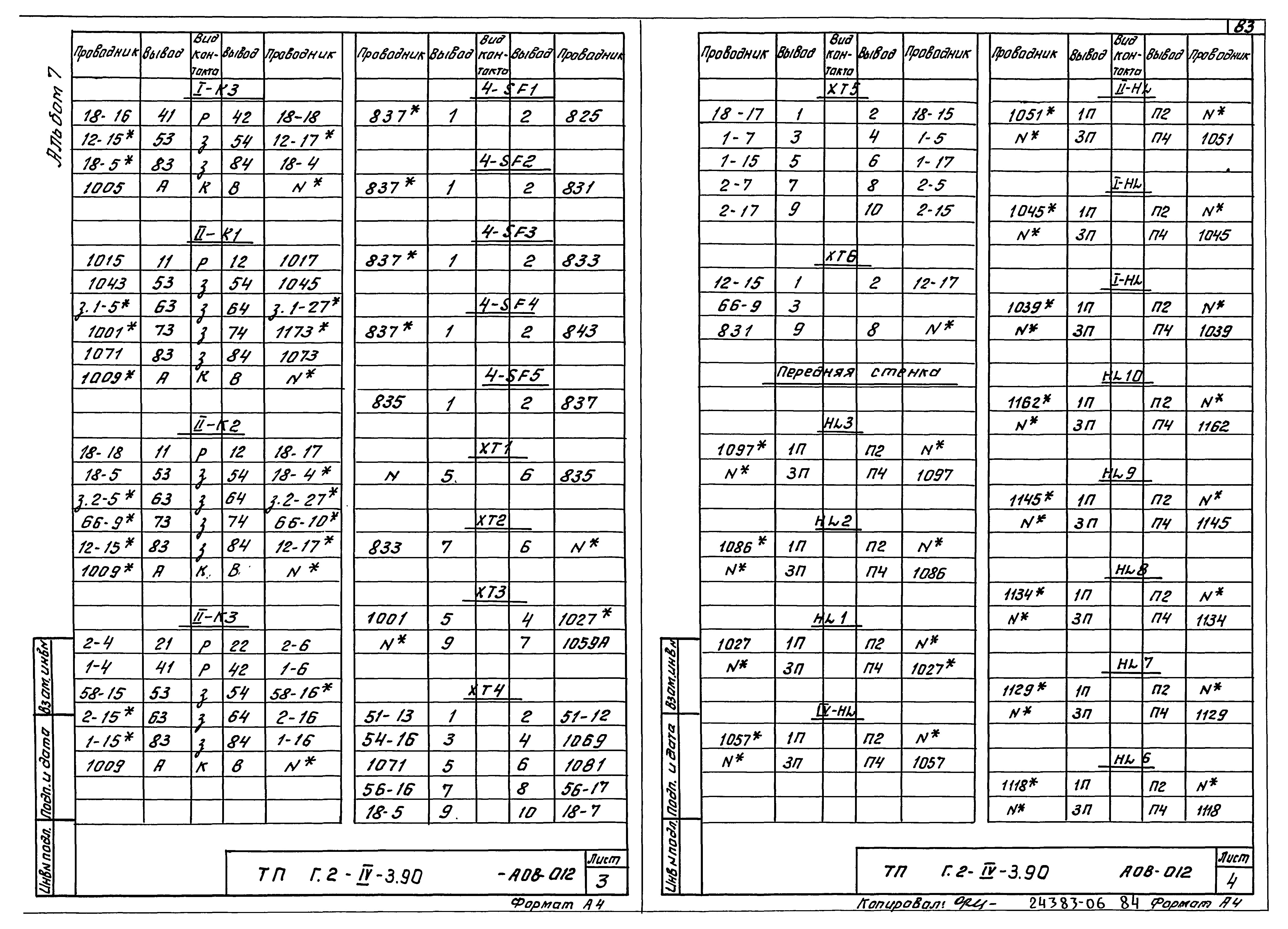 Типовой проект Г.2-IV-3.90