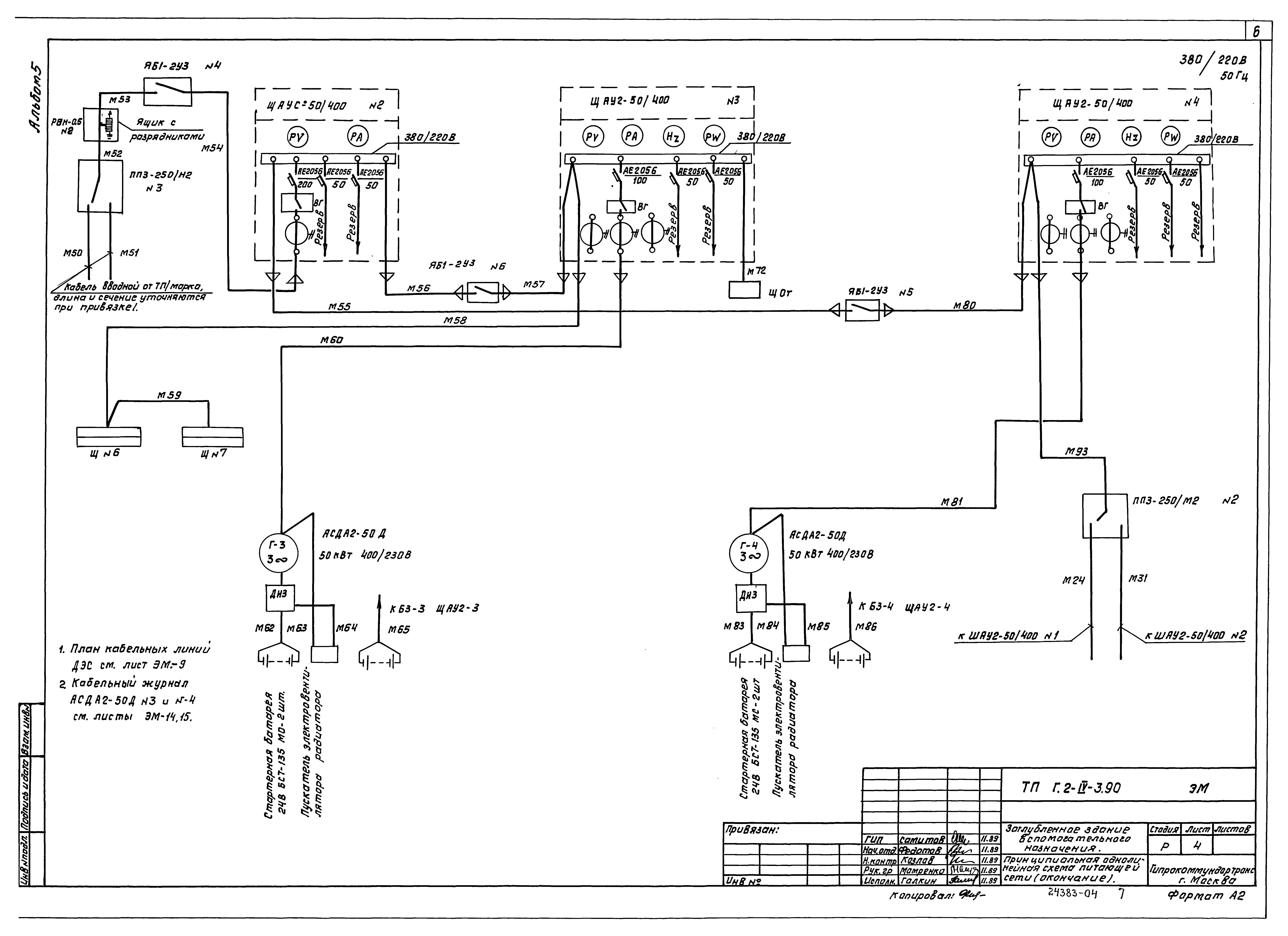 Типовой проект Г.2-IV-3.90