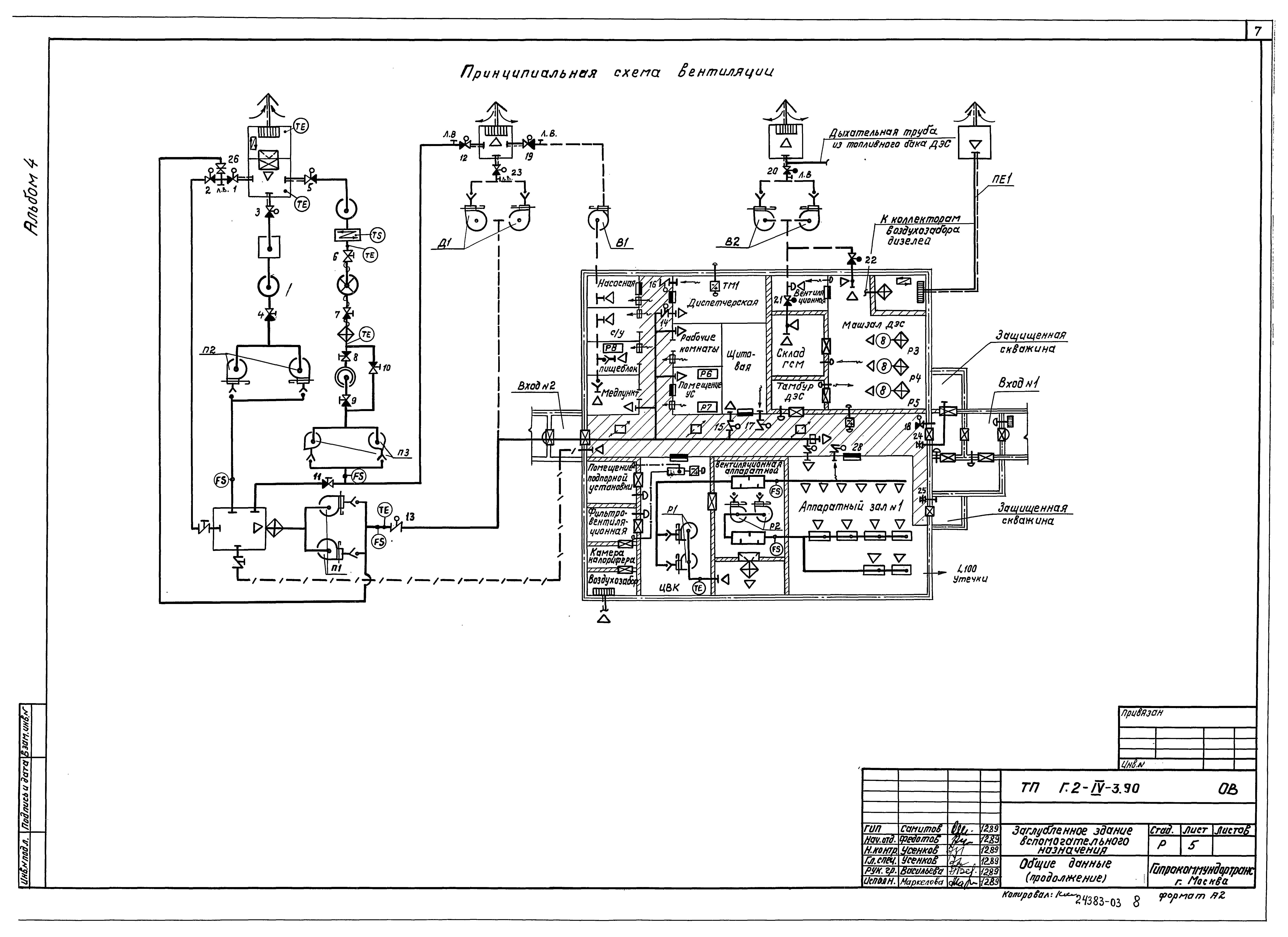 Типовой проект Г.2-IV-3.90