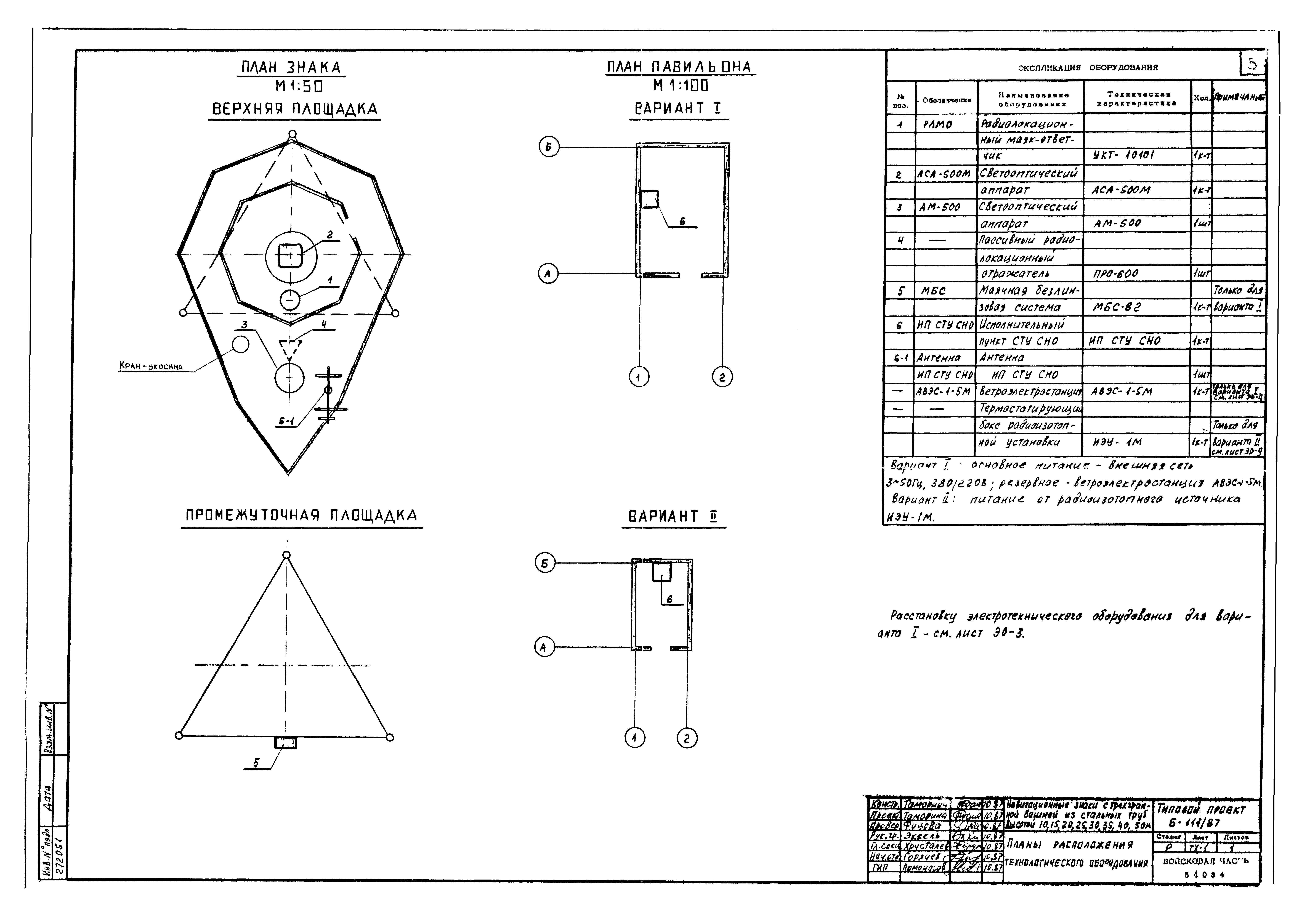 Типовой проект Б-111-87