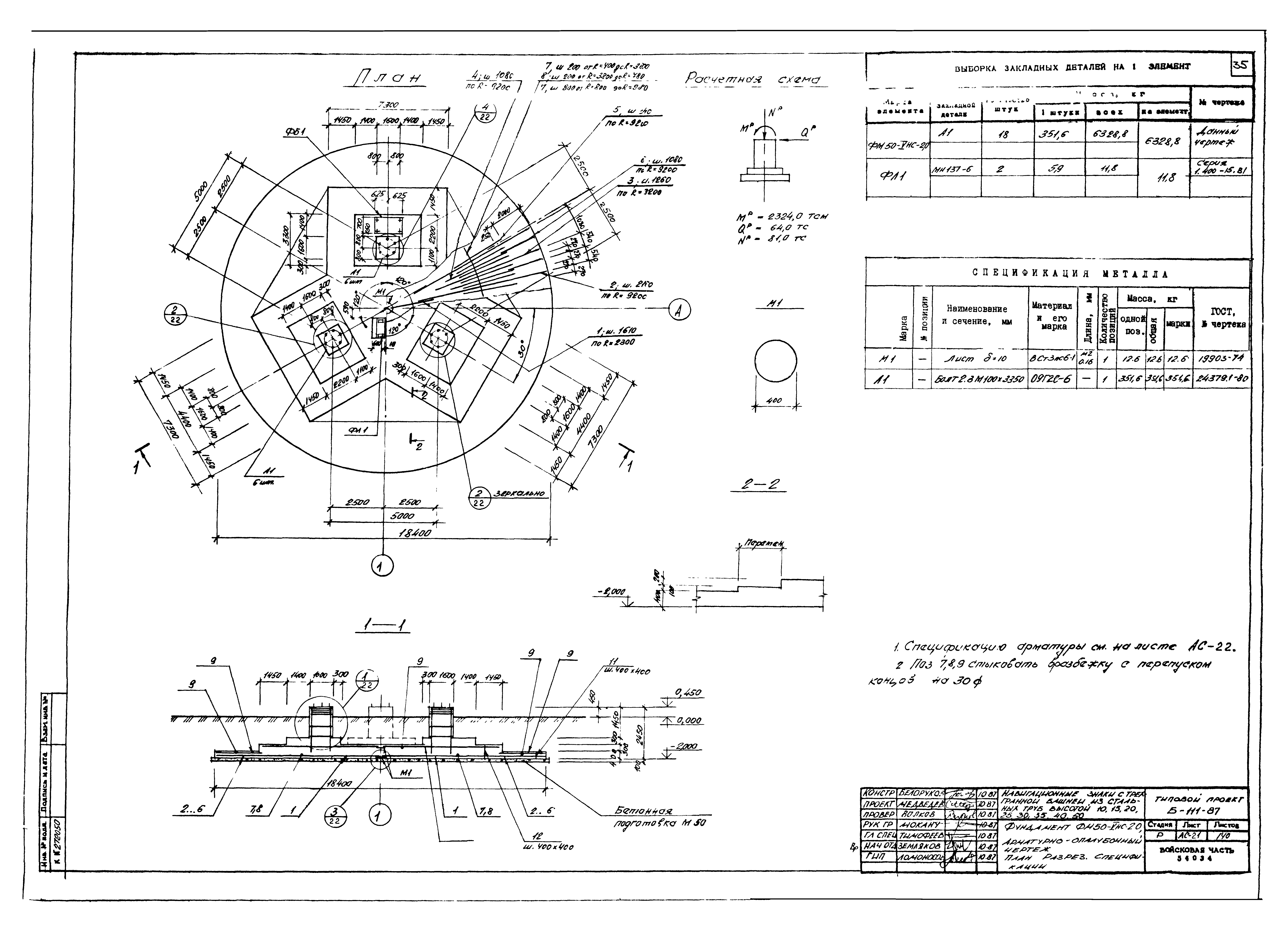 Типовой проект Б-111-87