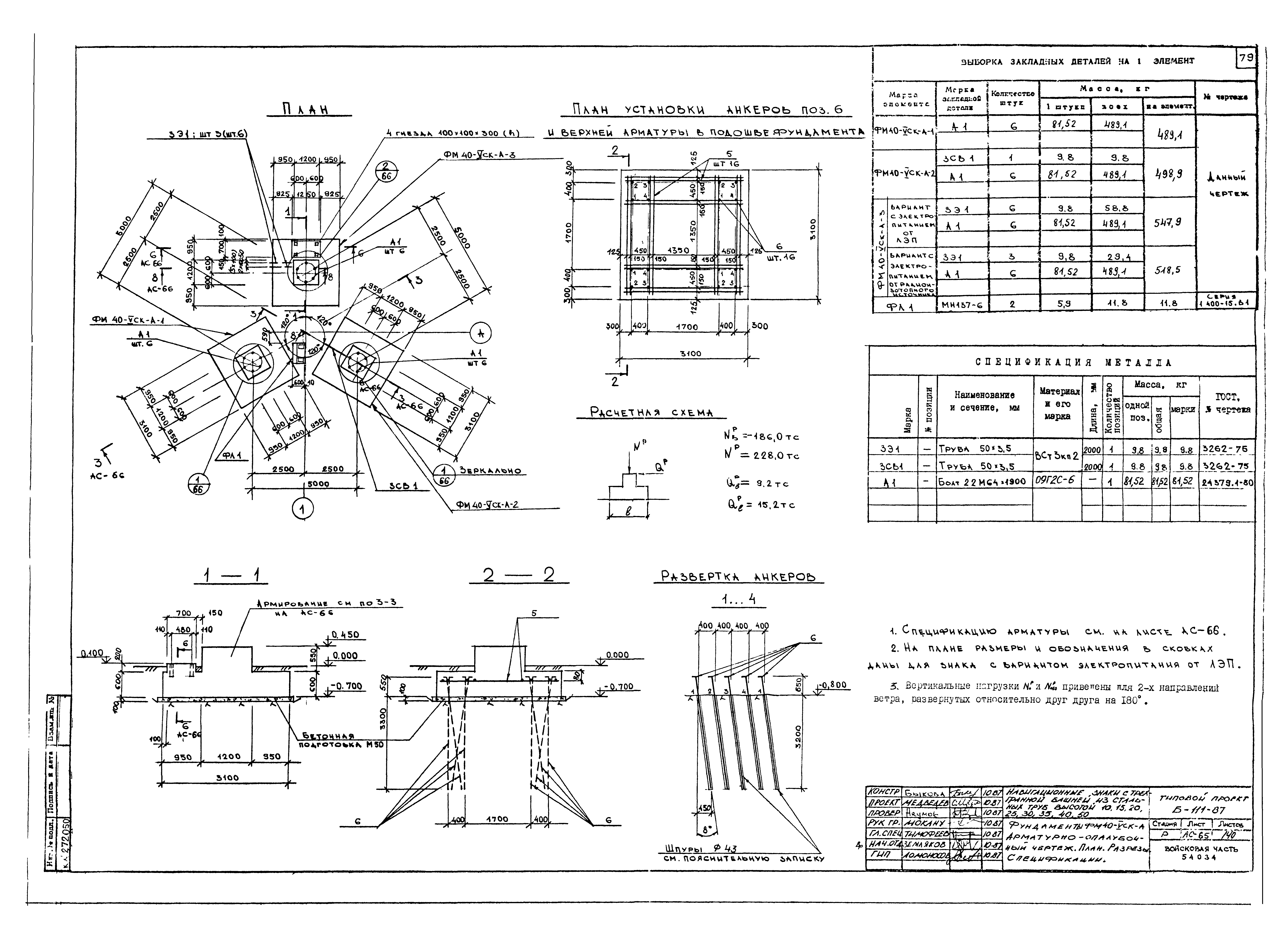 Типовой проект Б-111-87