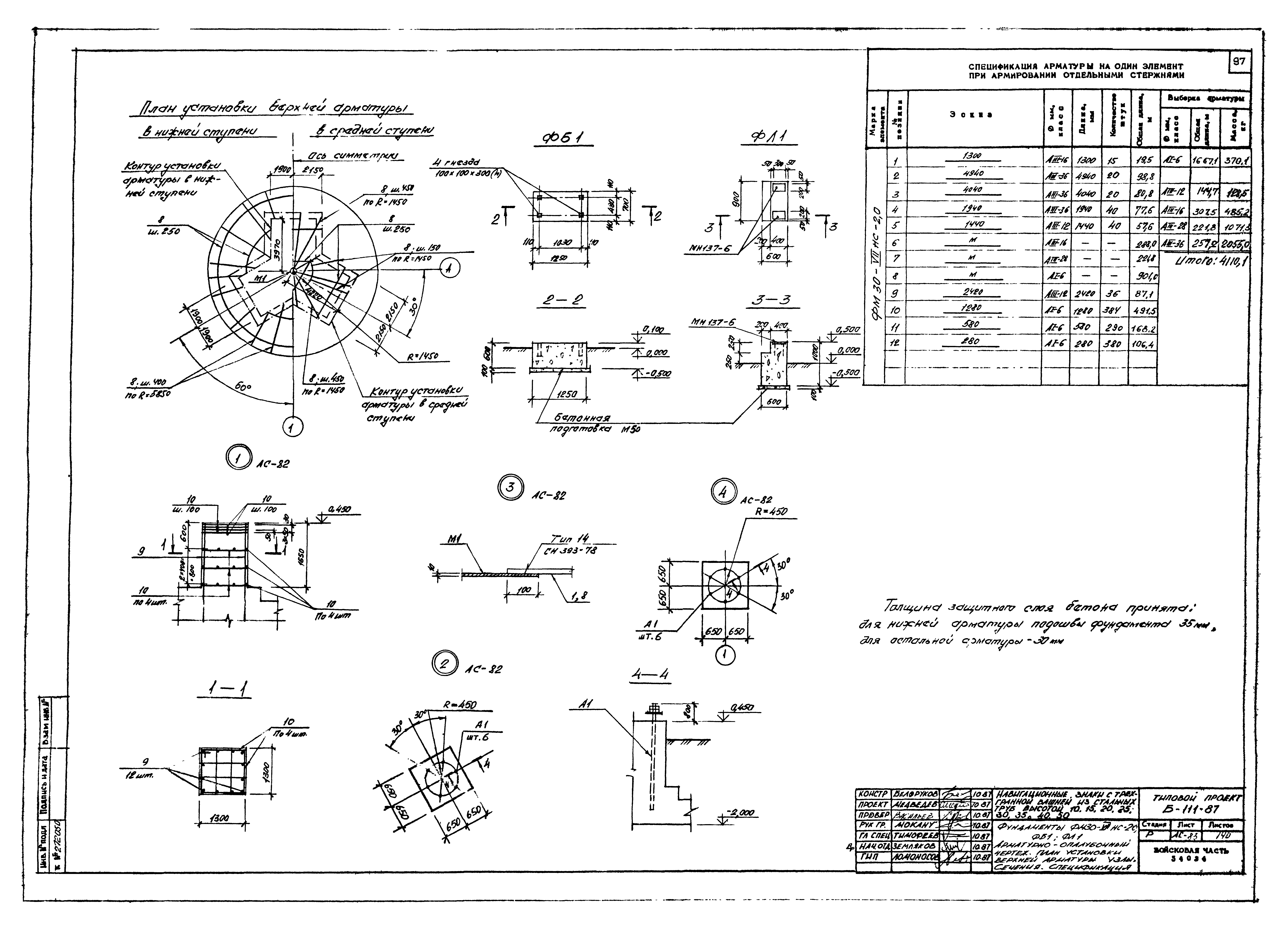 Типовой проект Б-111-87